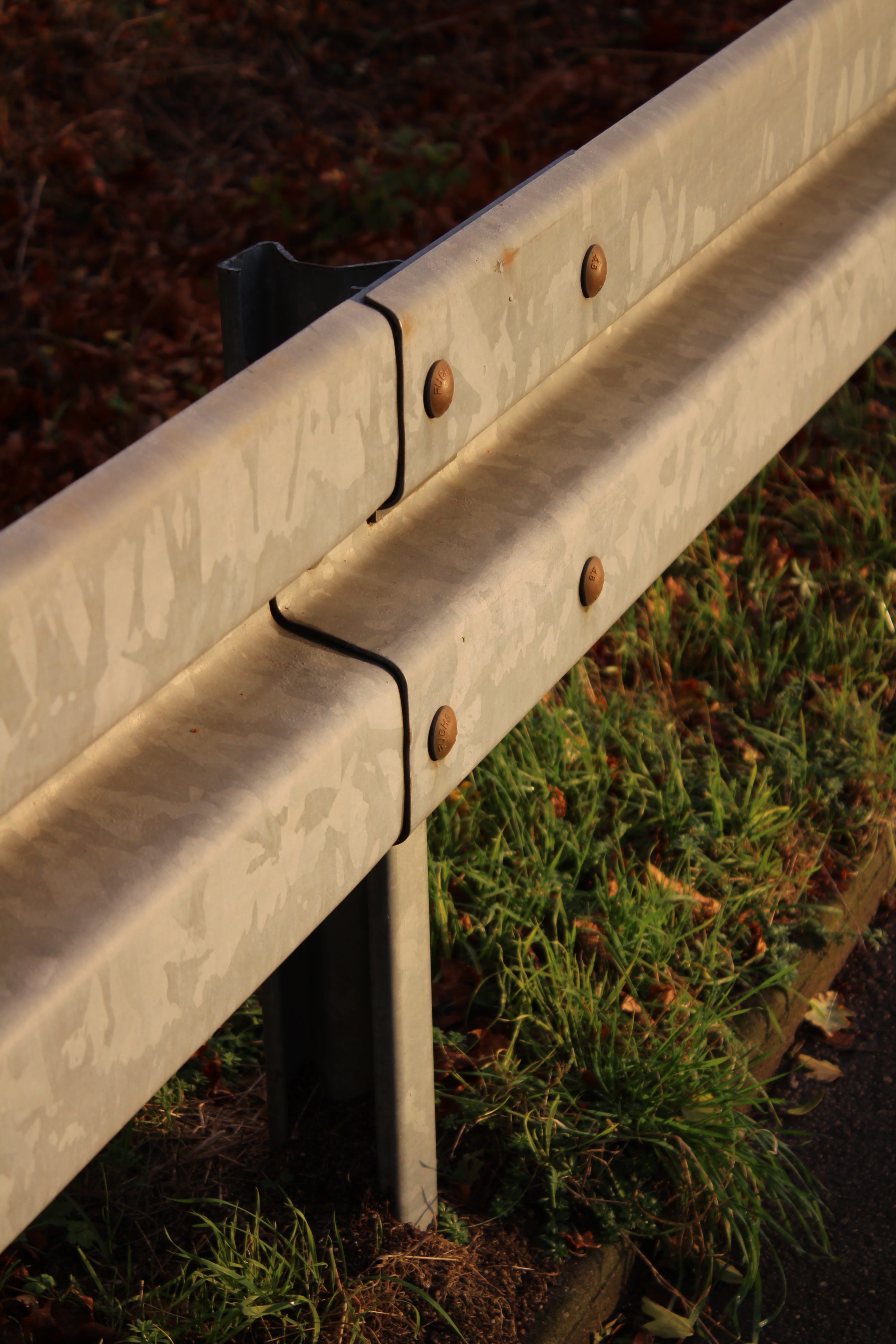 plant, metal, close-up, wood - material, field, road, outdoor play equipment, playground, park, day, guard rail, land, sunlight, iron, grass, protection plank, Phone HD Wallpaper