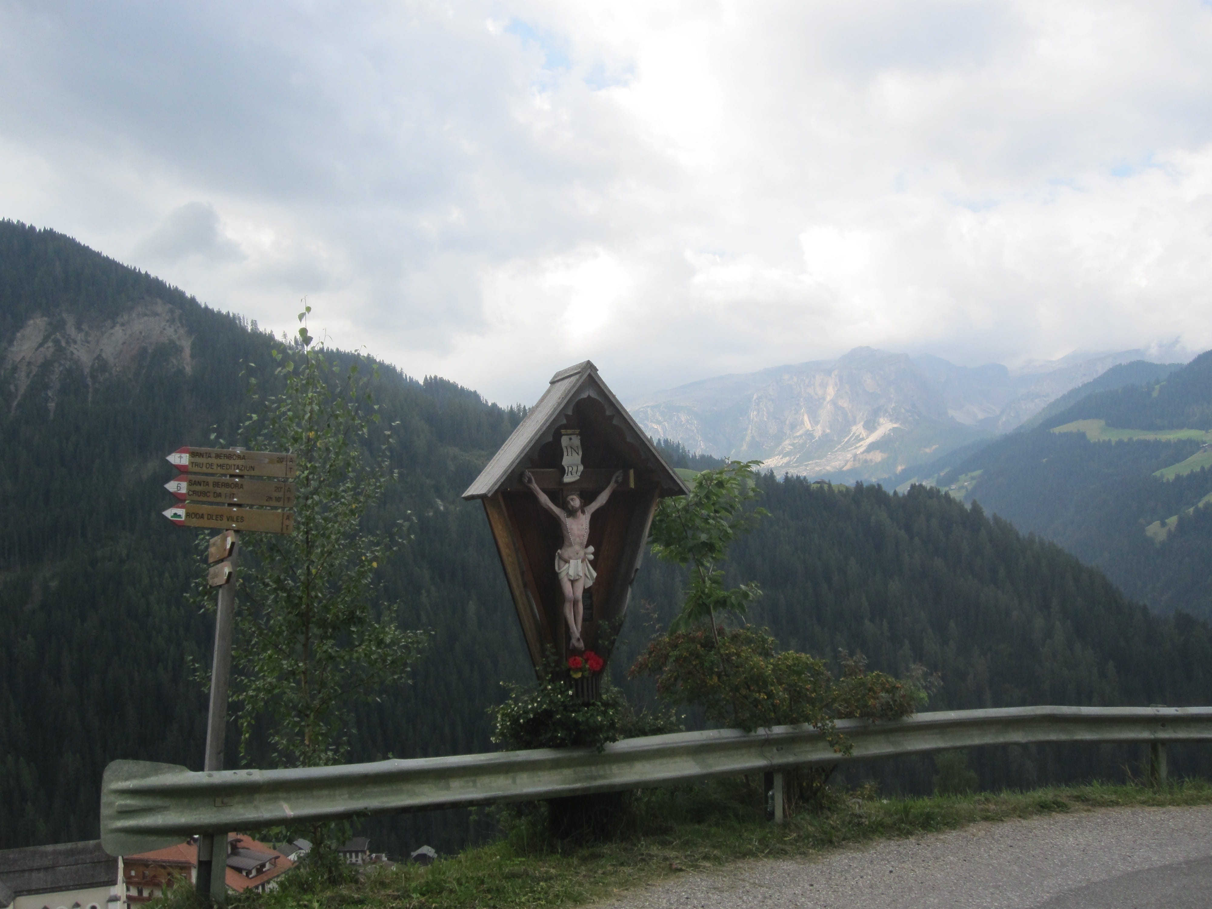architecture, day, Road, mountains, landscape, believe, Cross, scenics - nature, plant, storm, mountain, clouds, Shield, spirituality, Street Sign, jesus, HD Wallpaper