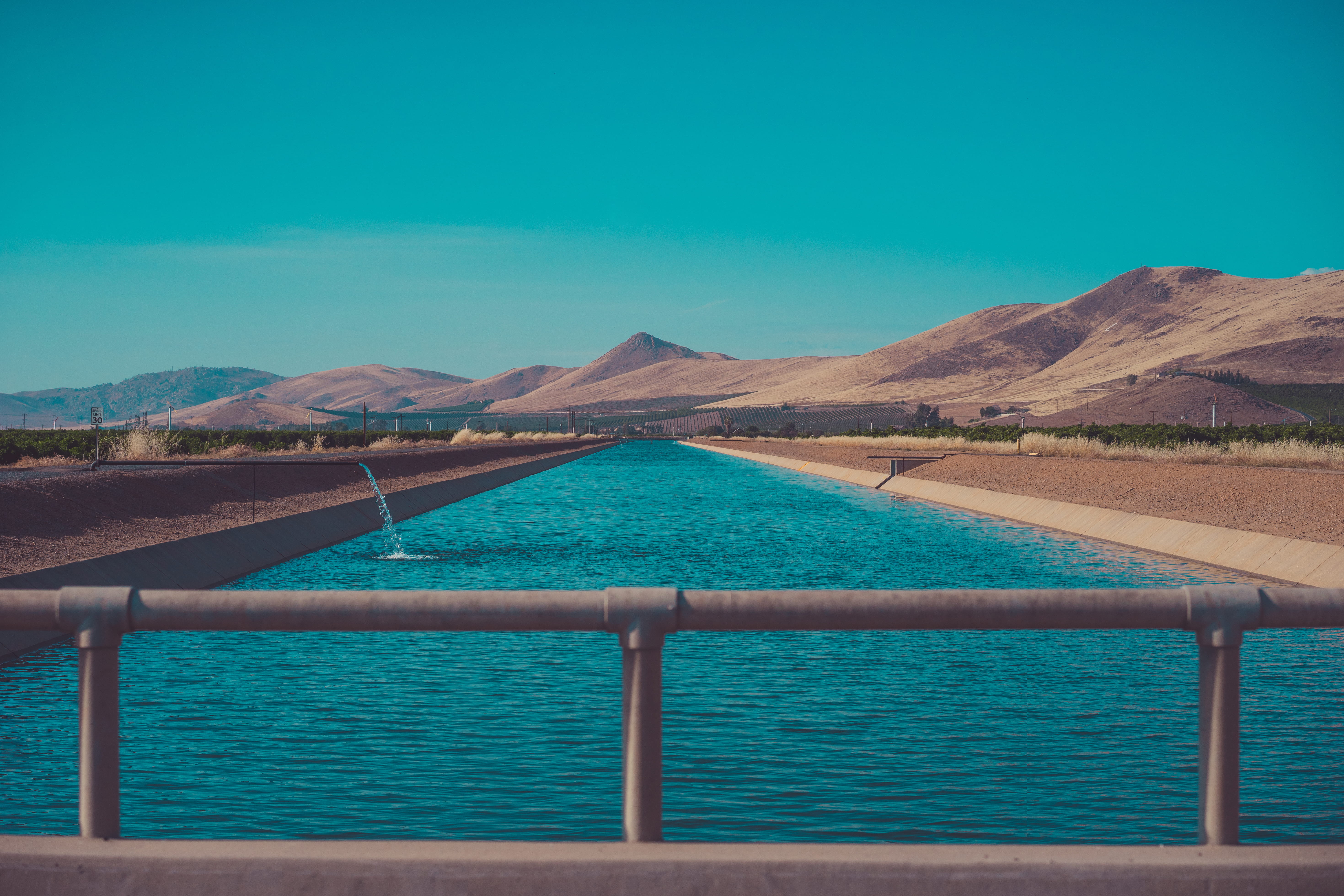 copy space, tranquility, outdoors, grey, desert, canal, non-urban scene, near, no People, river, sea, rail, guard, 5K, channel, sky, day, railing, vacations, HD Wallpaper