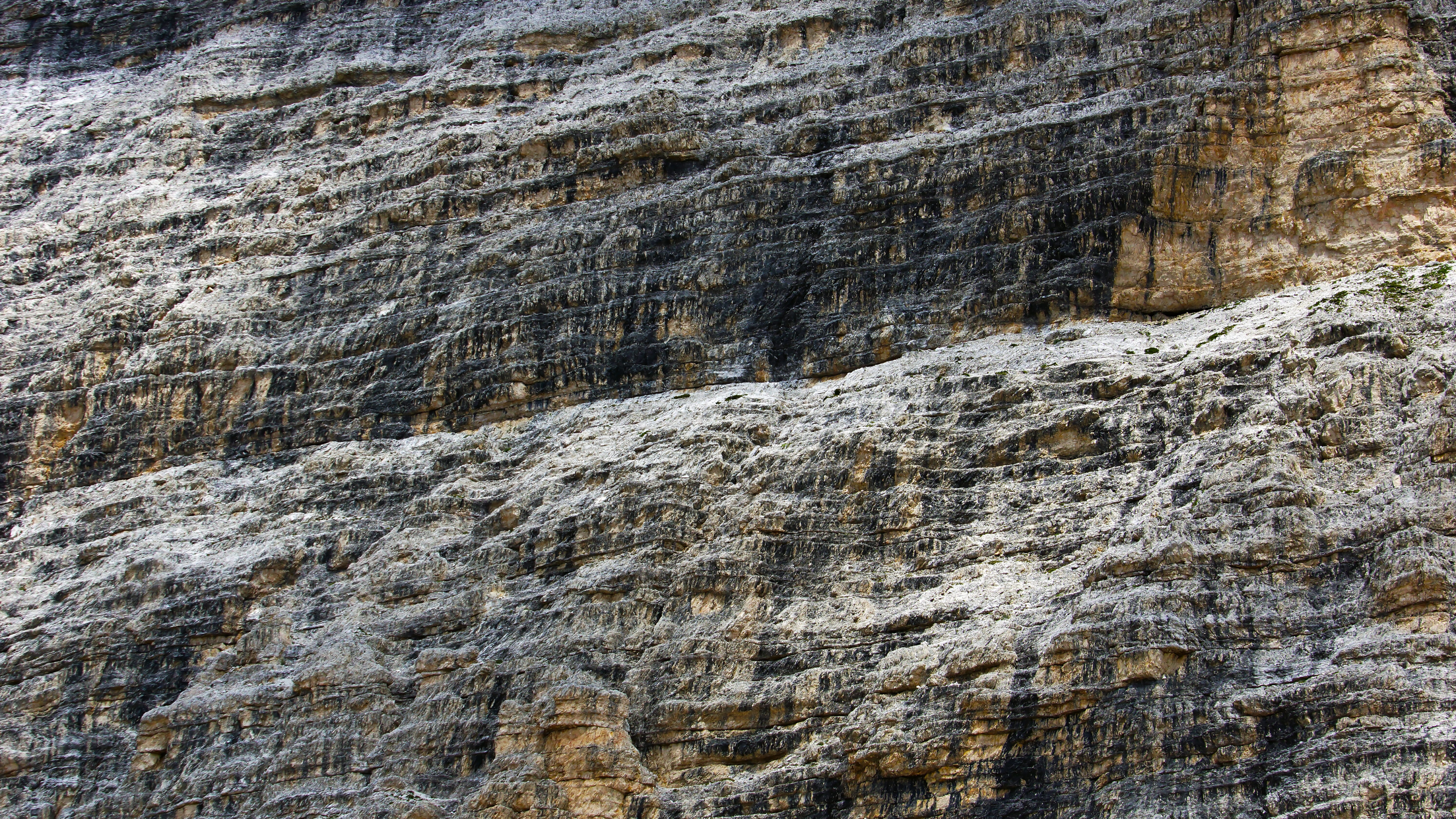 day, geology, rifugio lagazuoi, rocky mountains, rock, physical geography, no people, 5K, outdoors, backgrounds, non-urban scene, low angle view, rock formation, HD Wallpaper