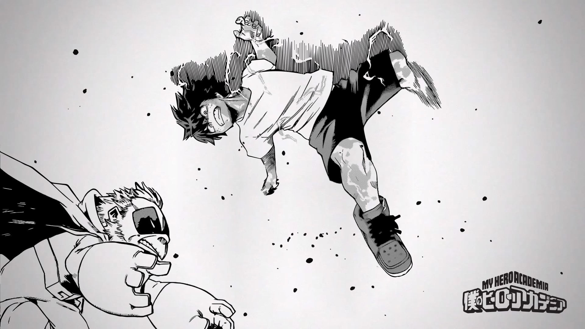 Gran Torino (Boku No Hero Academia), flying, representation, indoors, nature, human representation, 1080P, people, Izuku Midoriya, day, motion, full length, HD Wallpaper