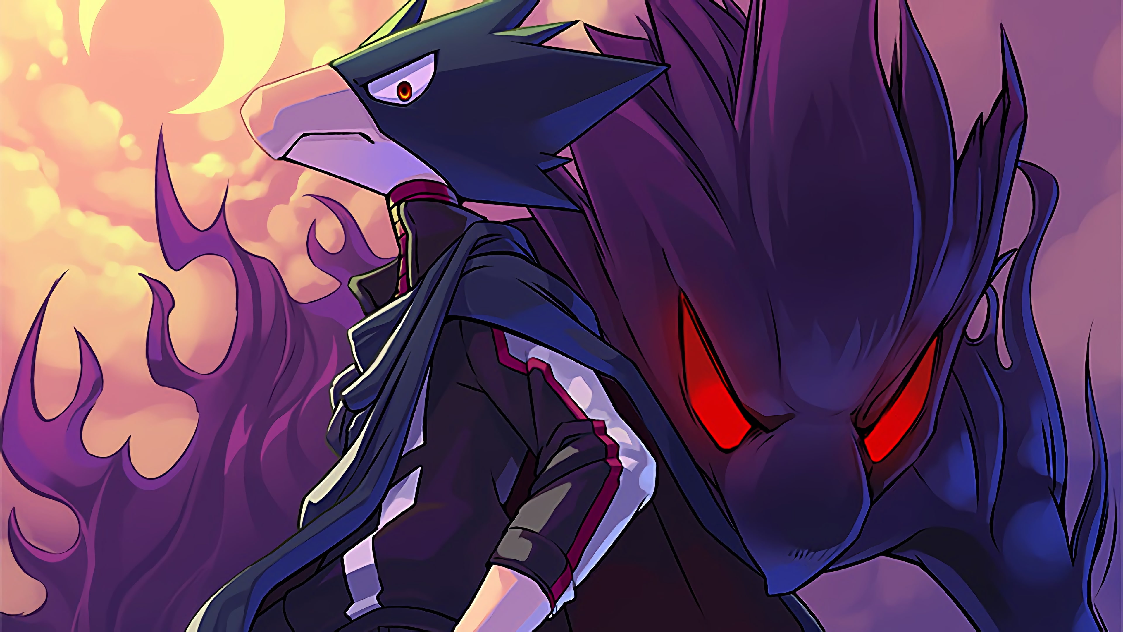 Fumikage Tokoyami, 4K, My Hero Academia, Anime, HD Wallpaper