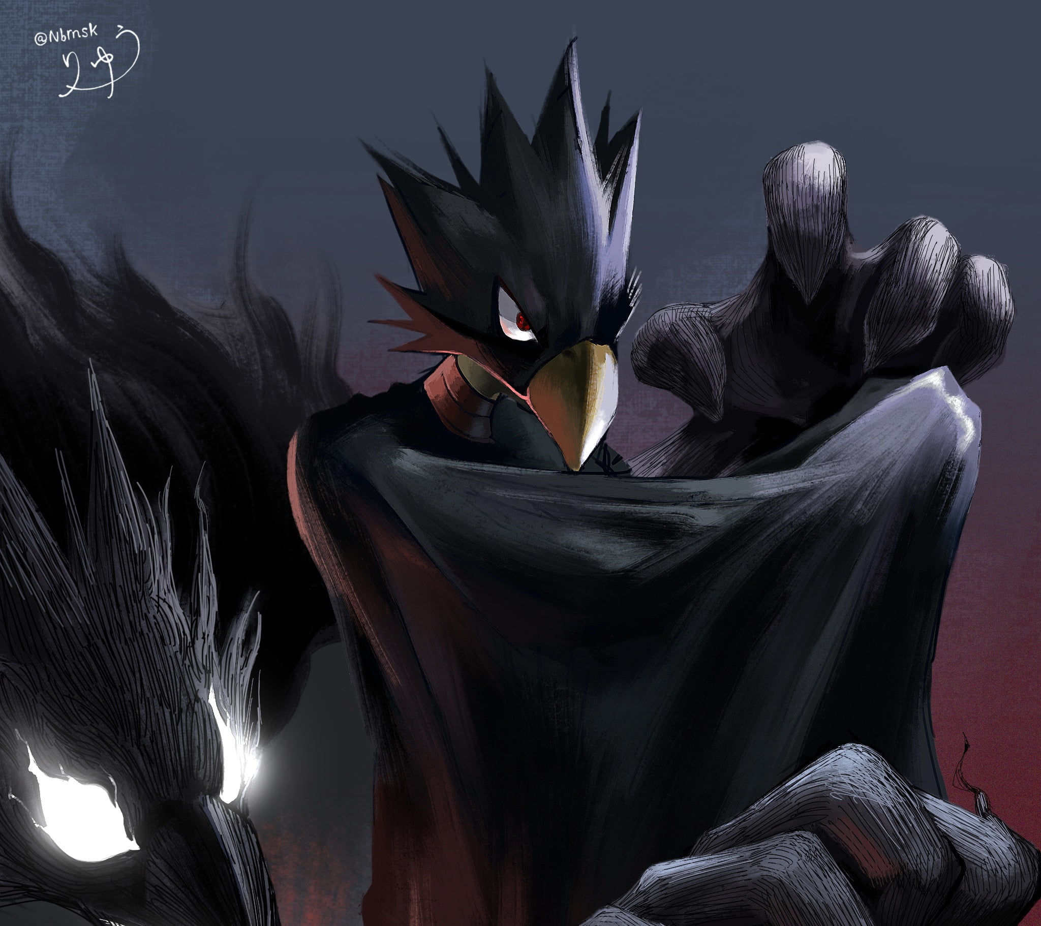 Fumikage Tokoyami, My Hero Academia, Anime, 1080P, HD Wallpaper