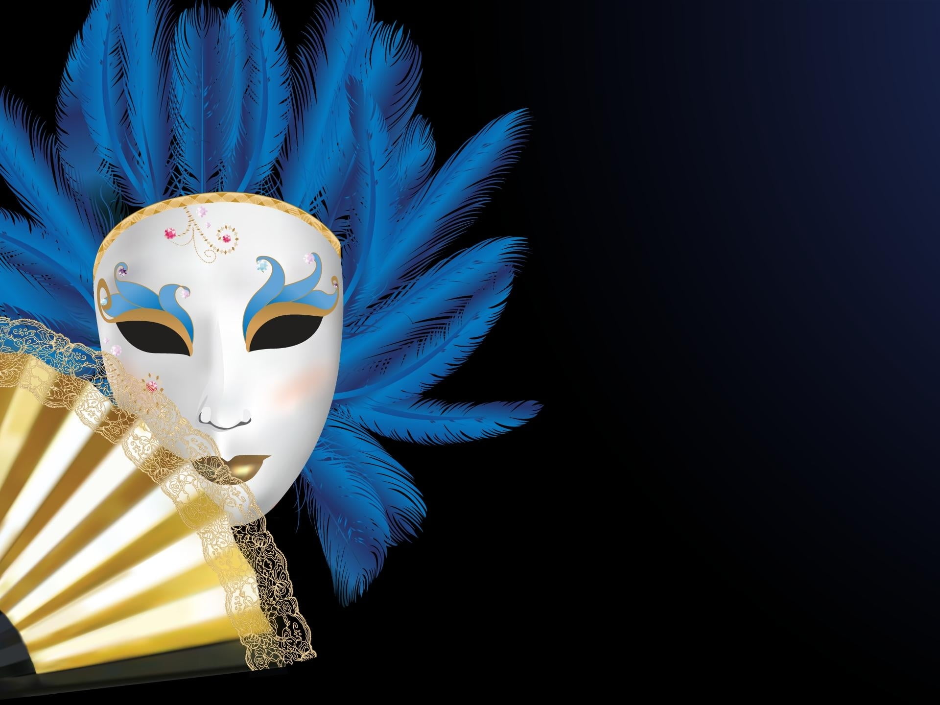 representation, no People, white, human representation, entertainment, italian Culture, party - Social Event, masquerade Mask, theatre, carnival, stage Theater, HD Wallpaper
