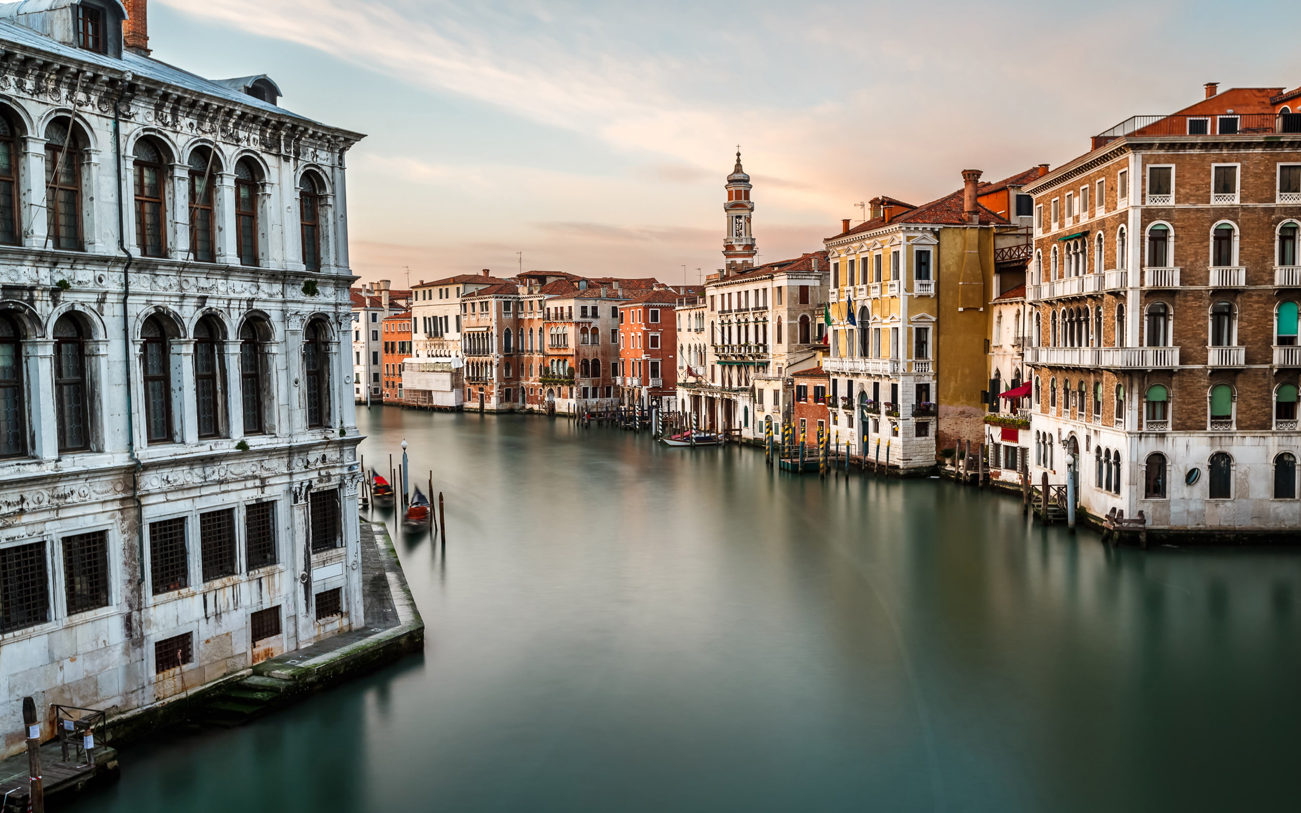 church, view, grand, apostoli, bridge, 2K, canal, santi, rialto, HD Wallpaper
