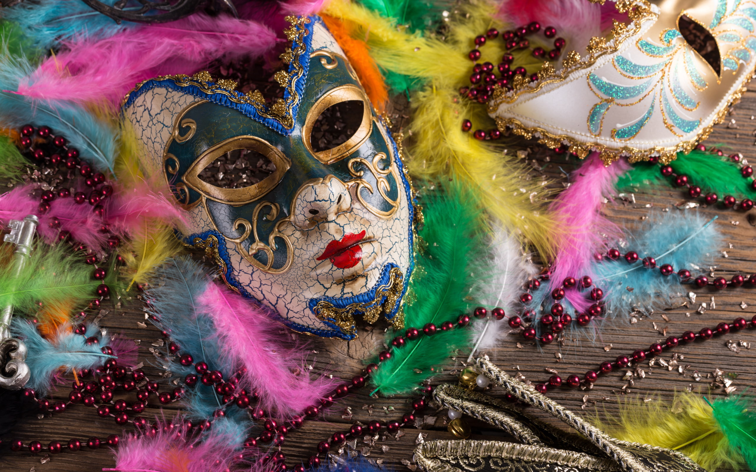 venezia, lot, 2K, mask, di, holiday, carnevale, masquerade, HD Wallpaper