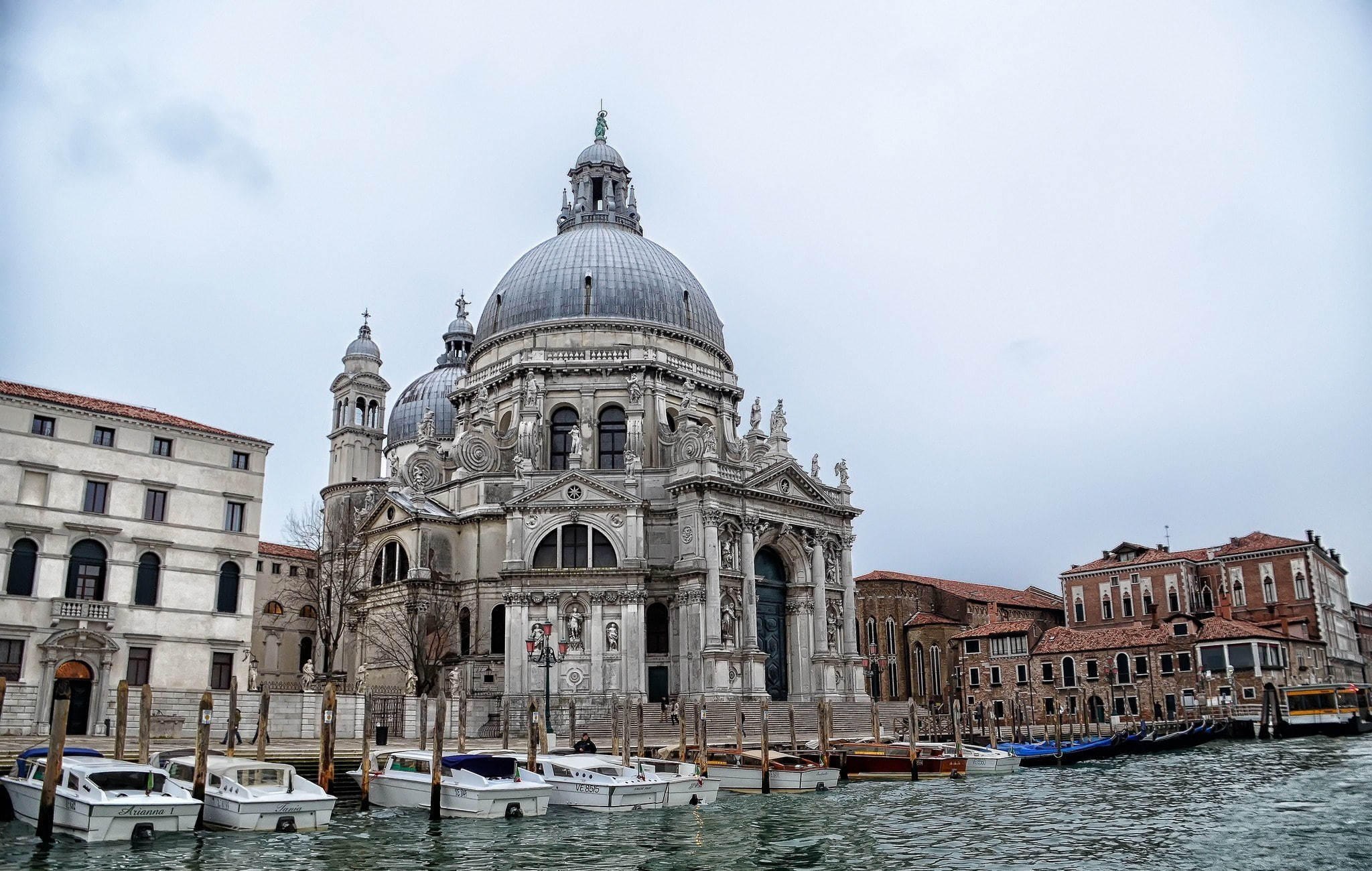 cathedral santa maria della salute, 1080P, HD Wallpaper