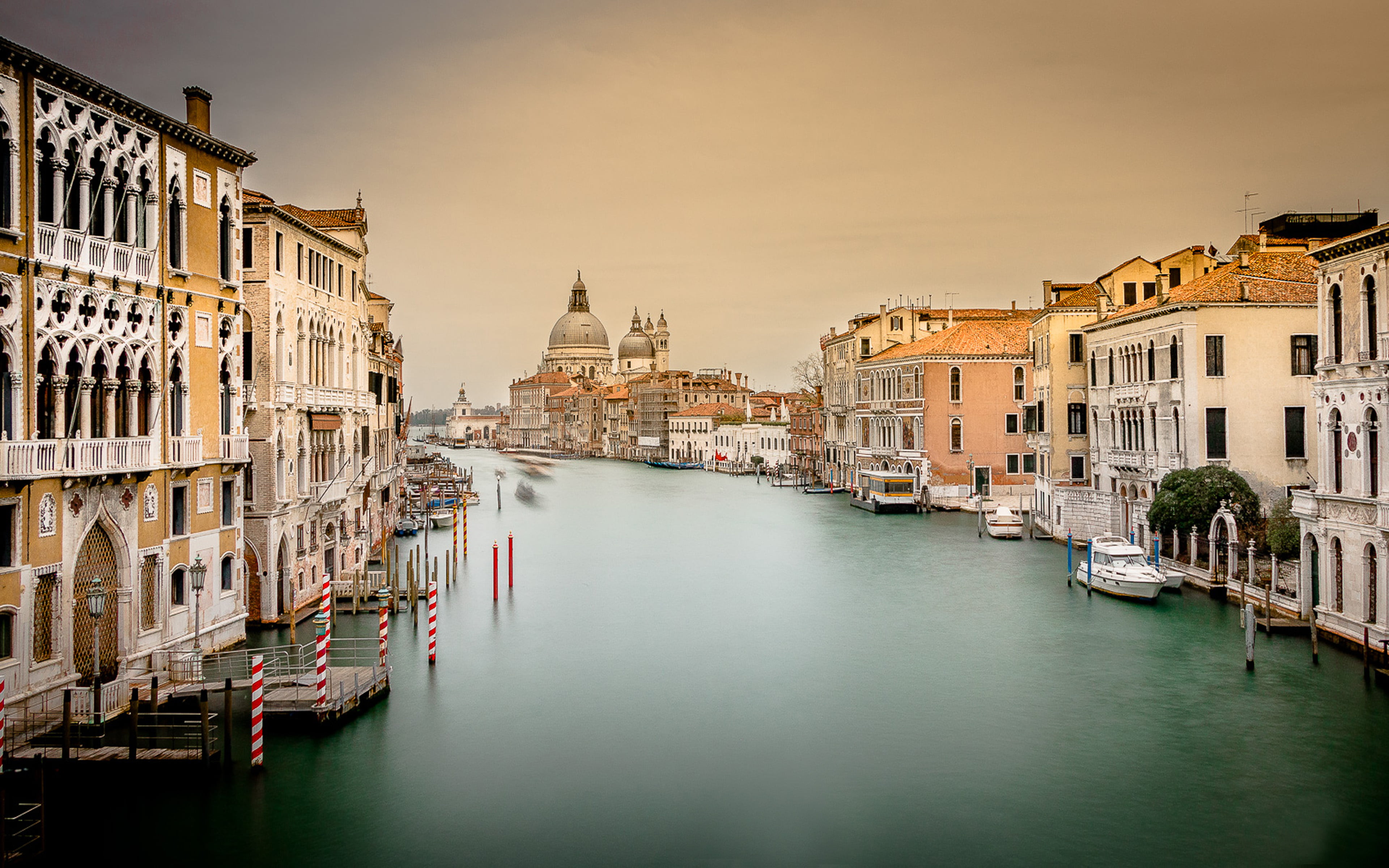 cityscape, travel, transportation, water, grand, outdoors, travel destinations, mode of transportation, architecture, city, italy, della, maria, HD Wallpaper