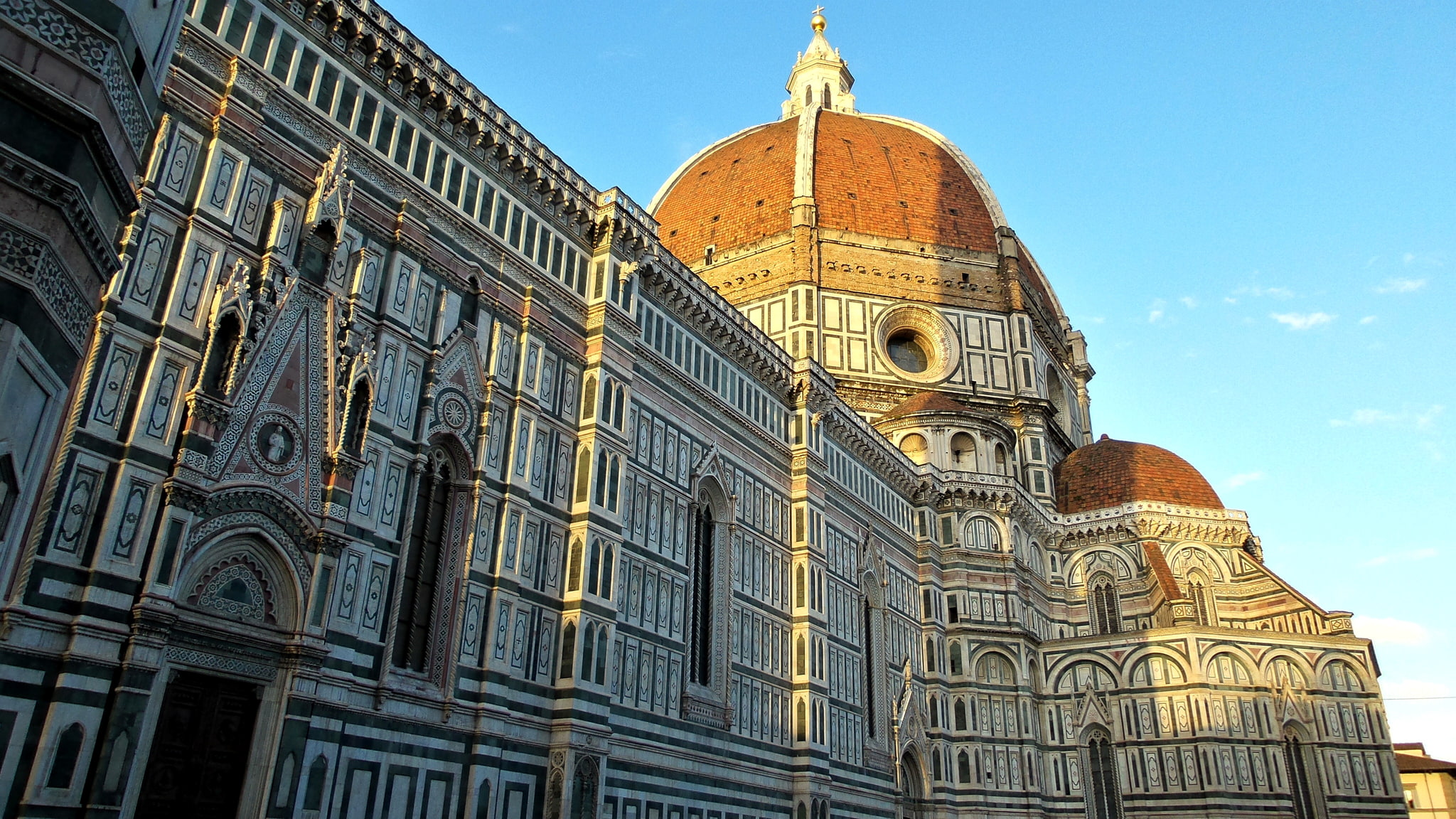 Florence, architecture, the Cathedral of Santa Maria del Fiore, 1080P, Italy, the sky, Duomo, HD Wallpaper