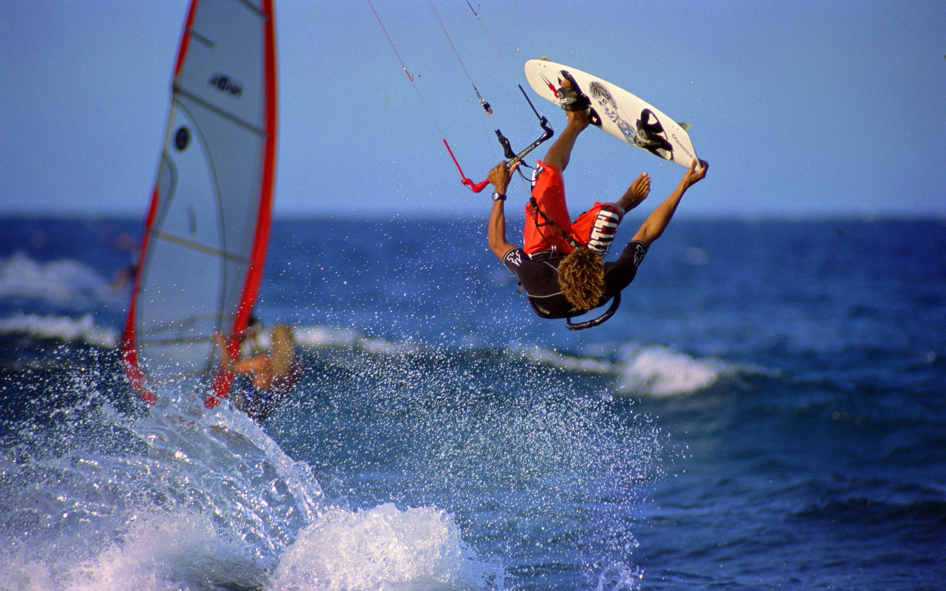 sports, 1080P, windsurfing, hd, HD Wallpaper