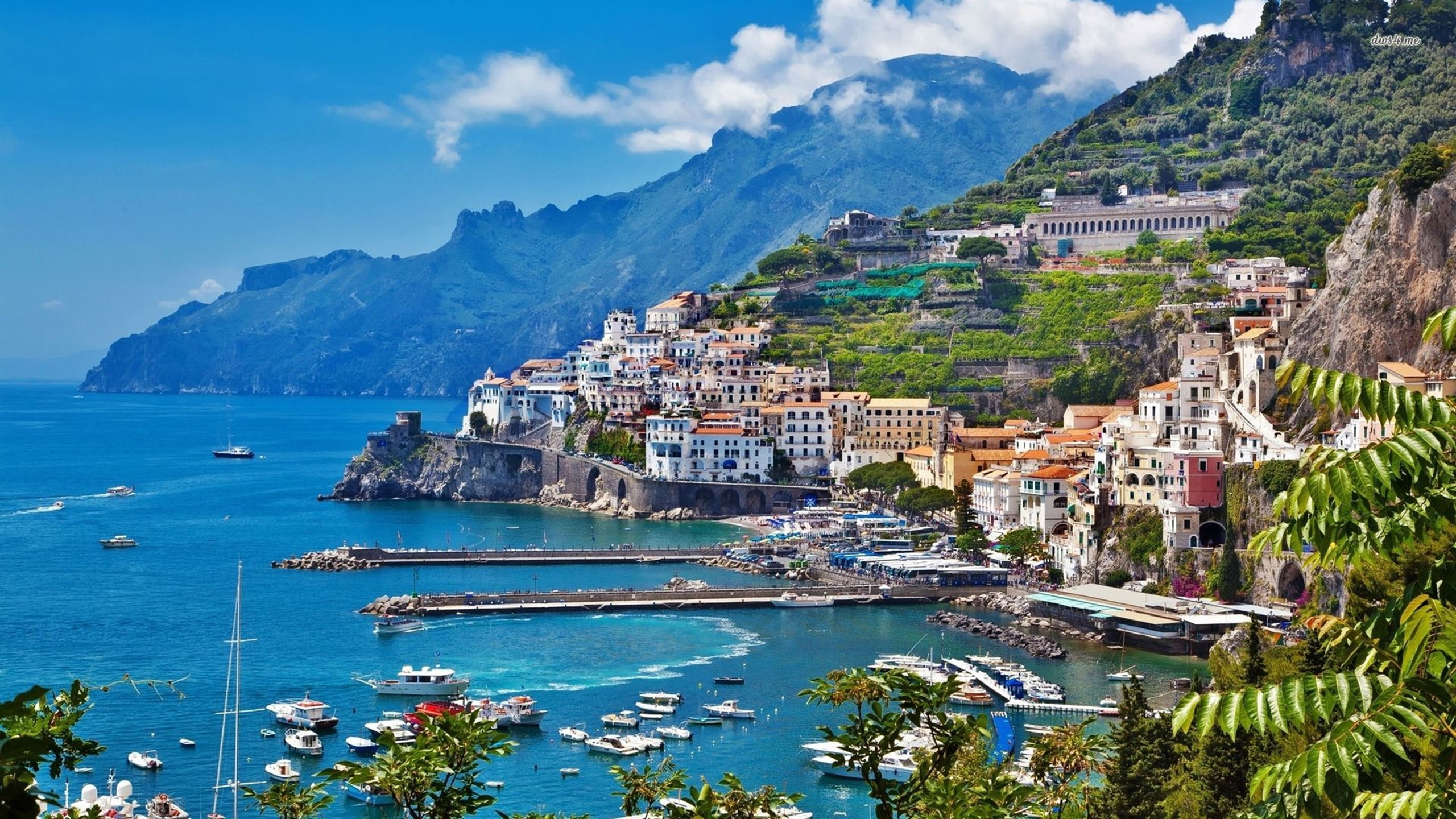 italie, vanuit, 2K, flottieljezeilen, salerno, HD Wallpaper