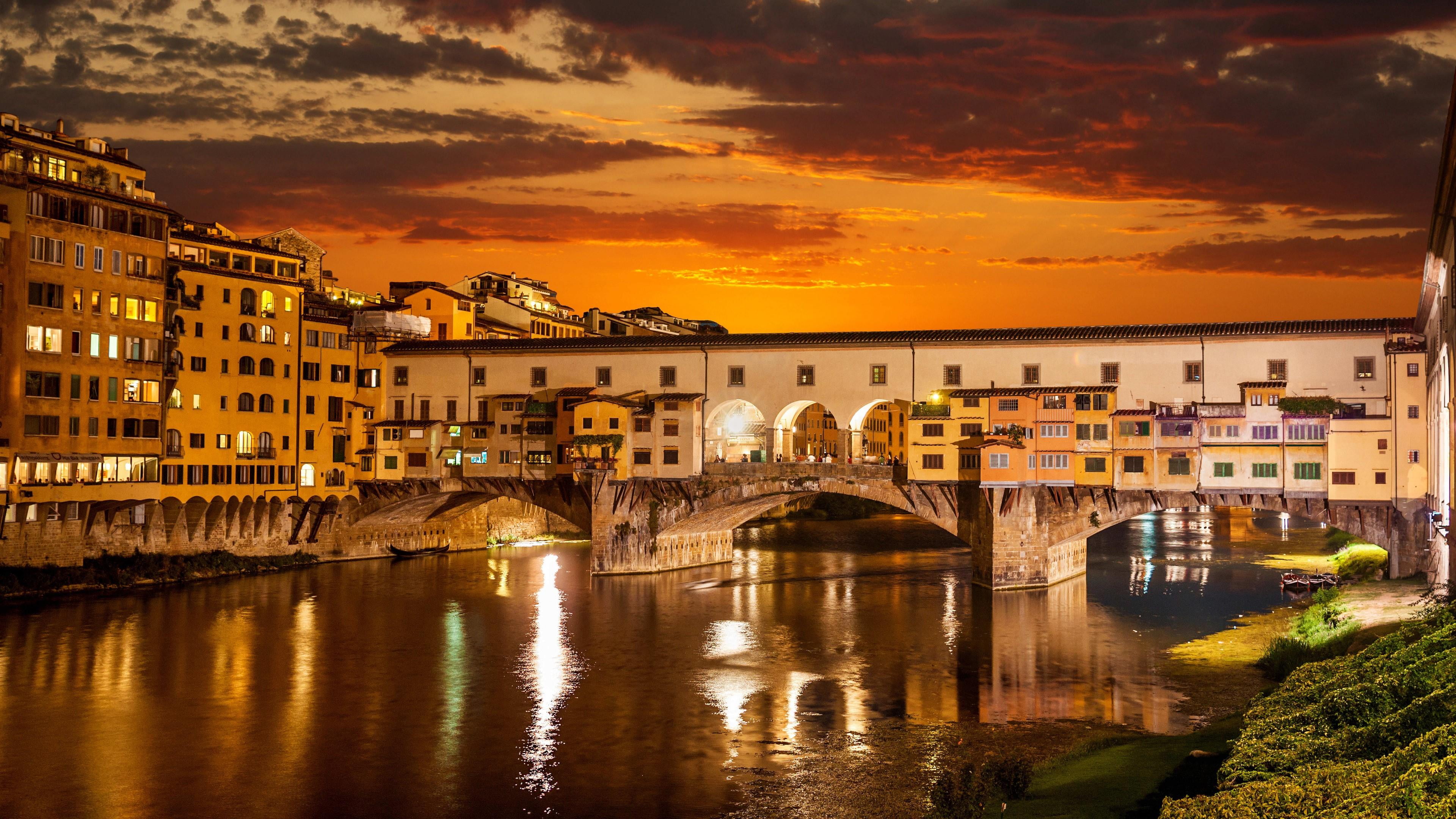 metropolis, built structure, city, river, architecture, water, nature, europe, travel destinations, evening, bridge - man made structure, reflection, building, HD Wallpaper