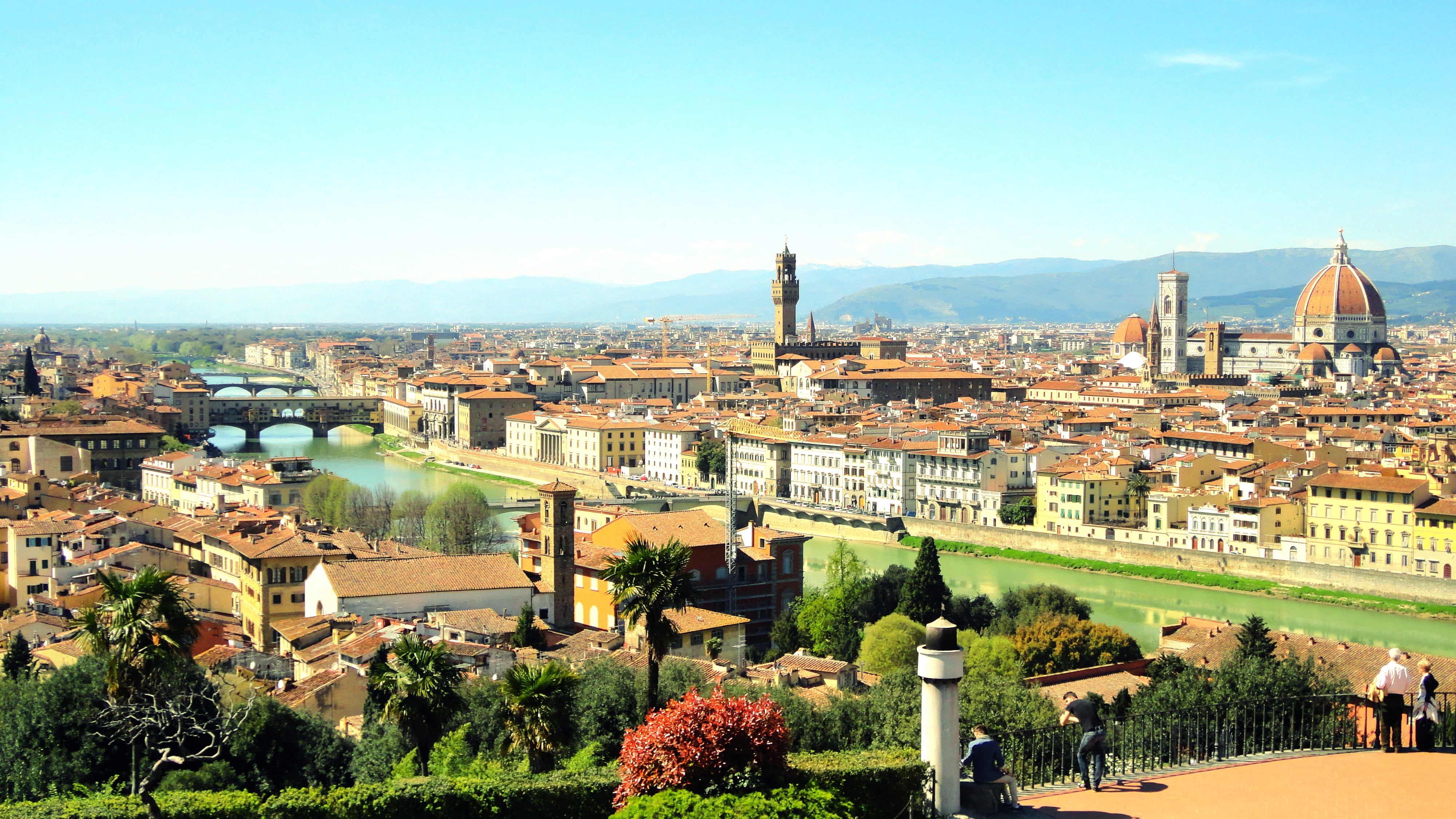 monument, aerial, italy, place of worship, crowded, nature, building, residential district, crowd, view, built structure, building exterior, outdoors, townscape, HD Wallpaper