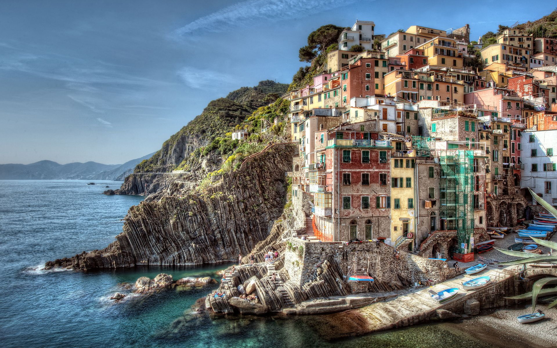 Riomaggiore, 1080P, Coast, Italy, Building, buildings, Landscape, HD Wallpaper