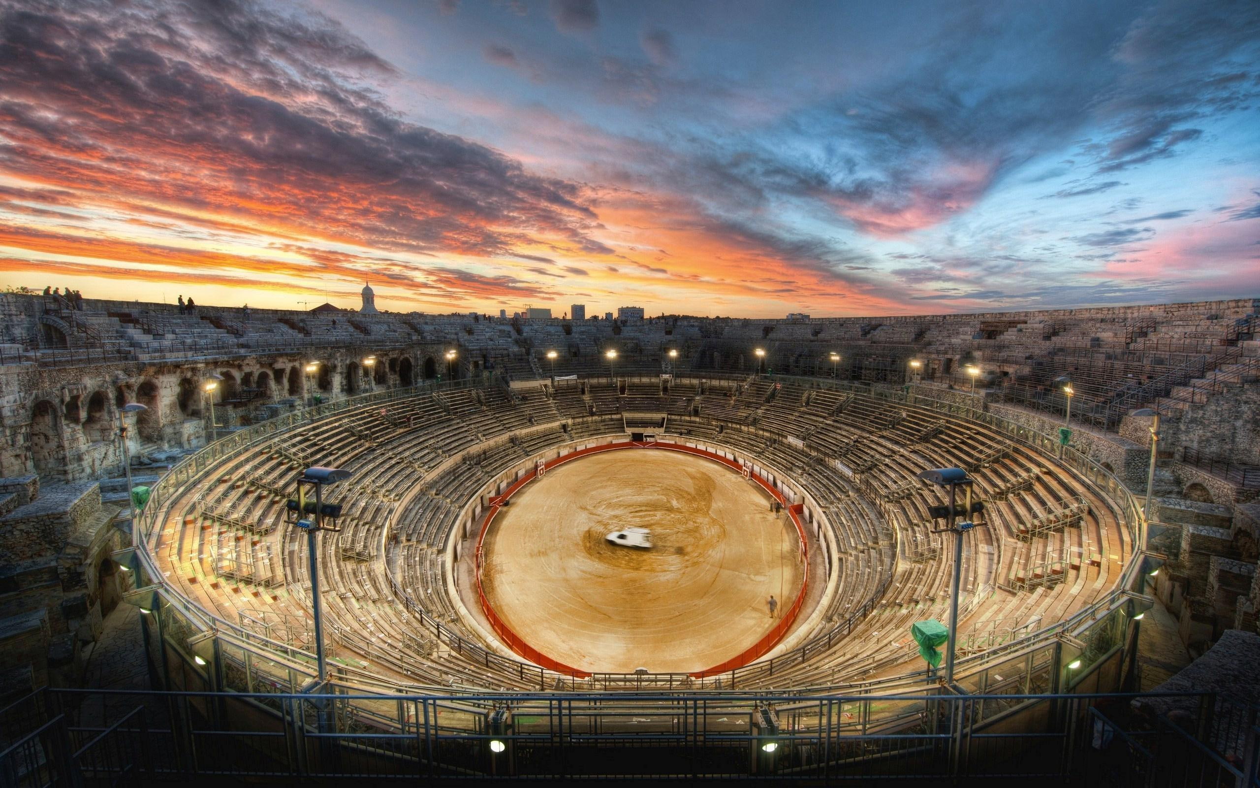 verona, di, europe, 2560x1600, nimes, france, world, 2K, arena, HD Wallpaper