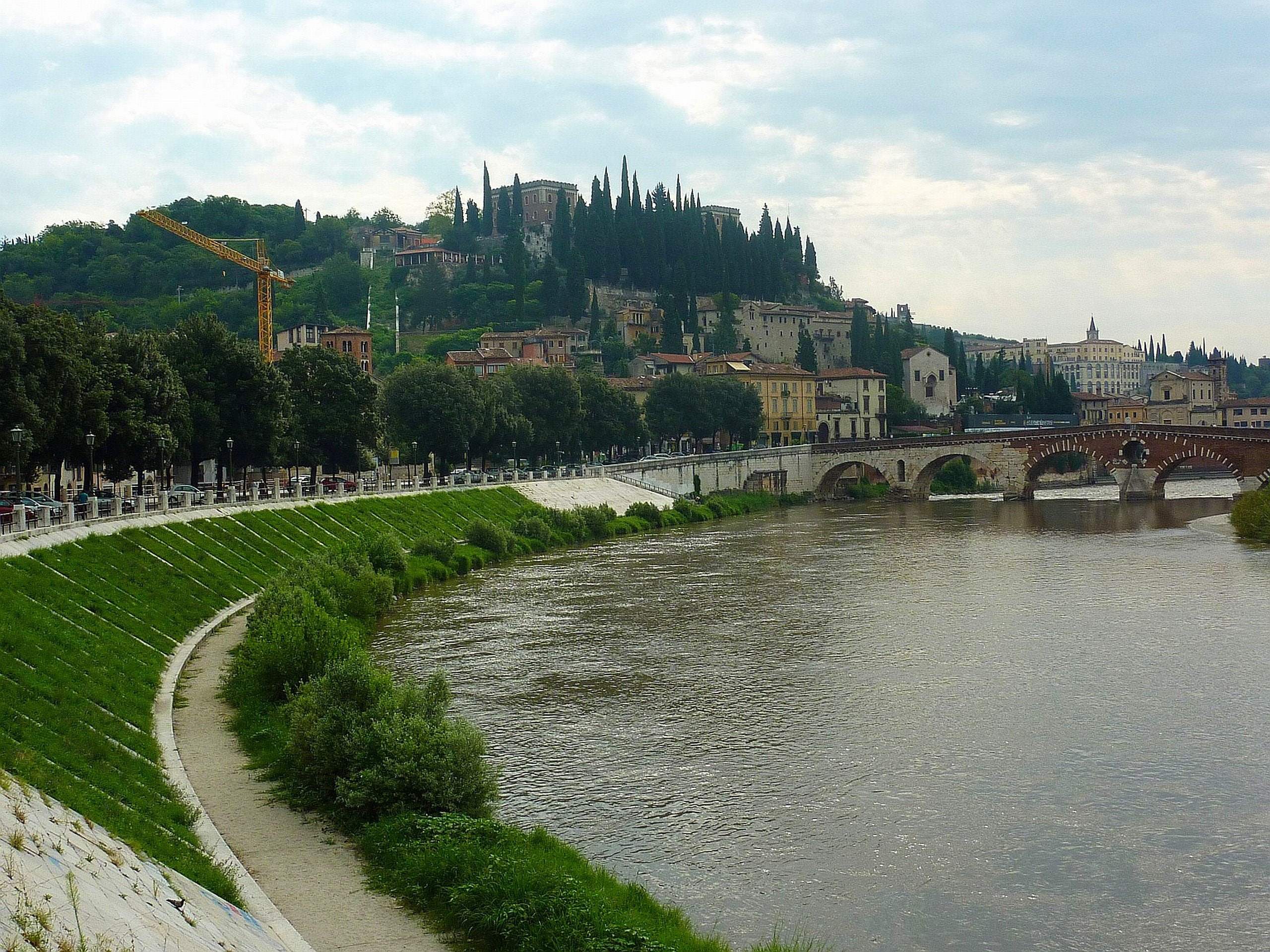 pte, pietra, 2K, italy, adige, verona, HD Wallpaper