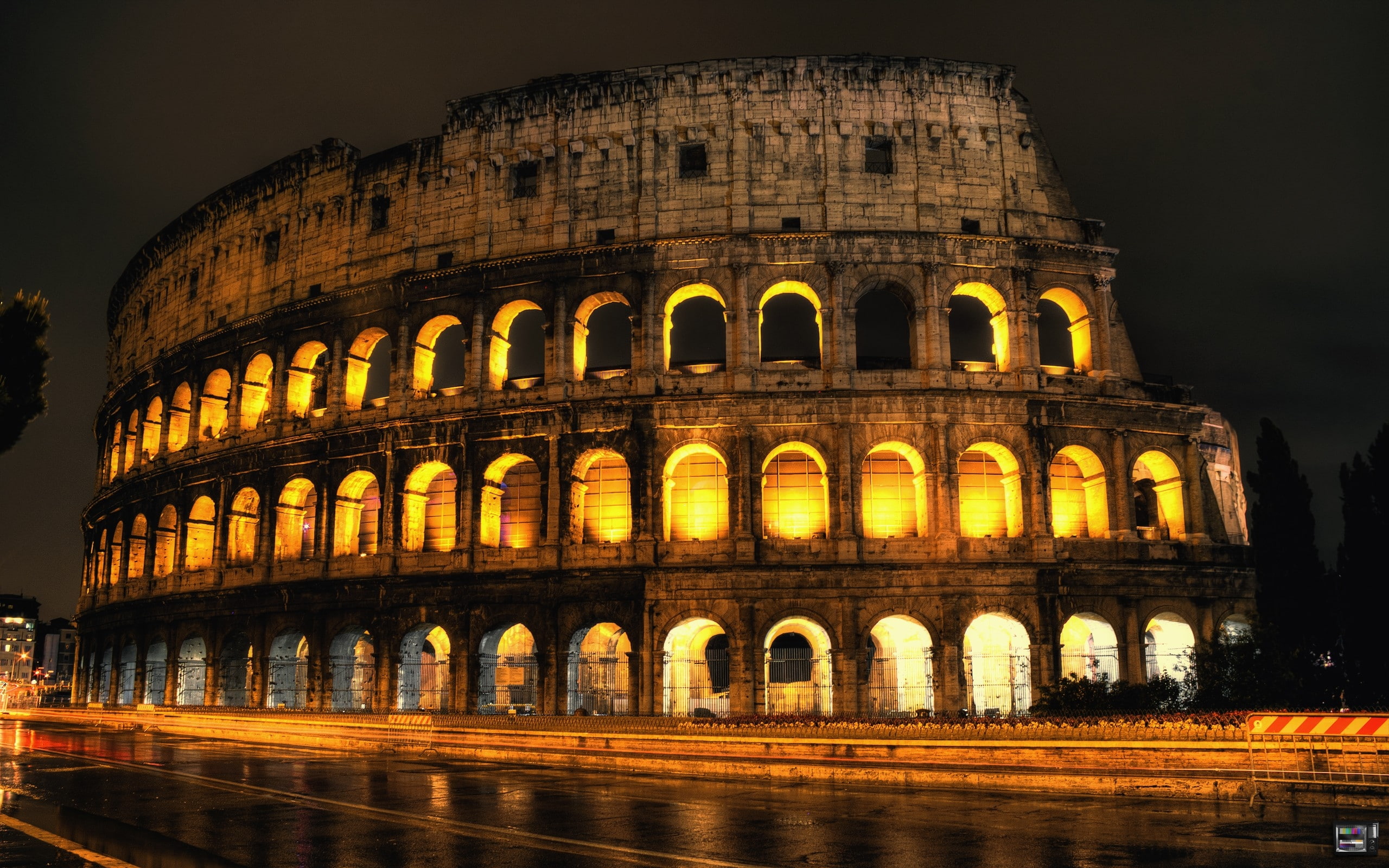 architecture, art, hd, monument, Old, monuments, x, colosseum, 2K, italy, coliseum, roma, HD Wallpaper