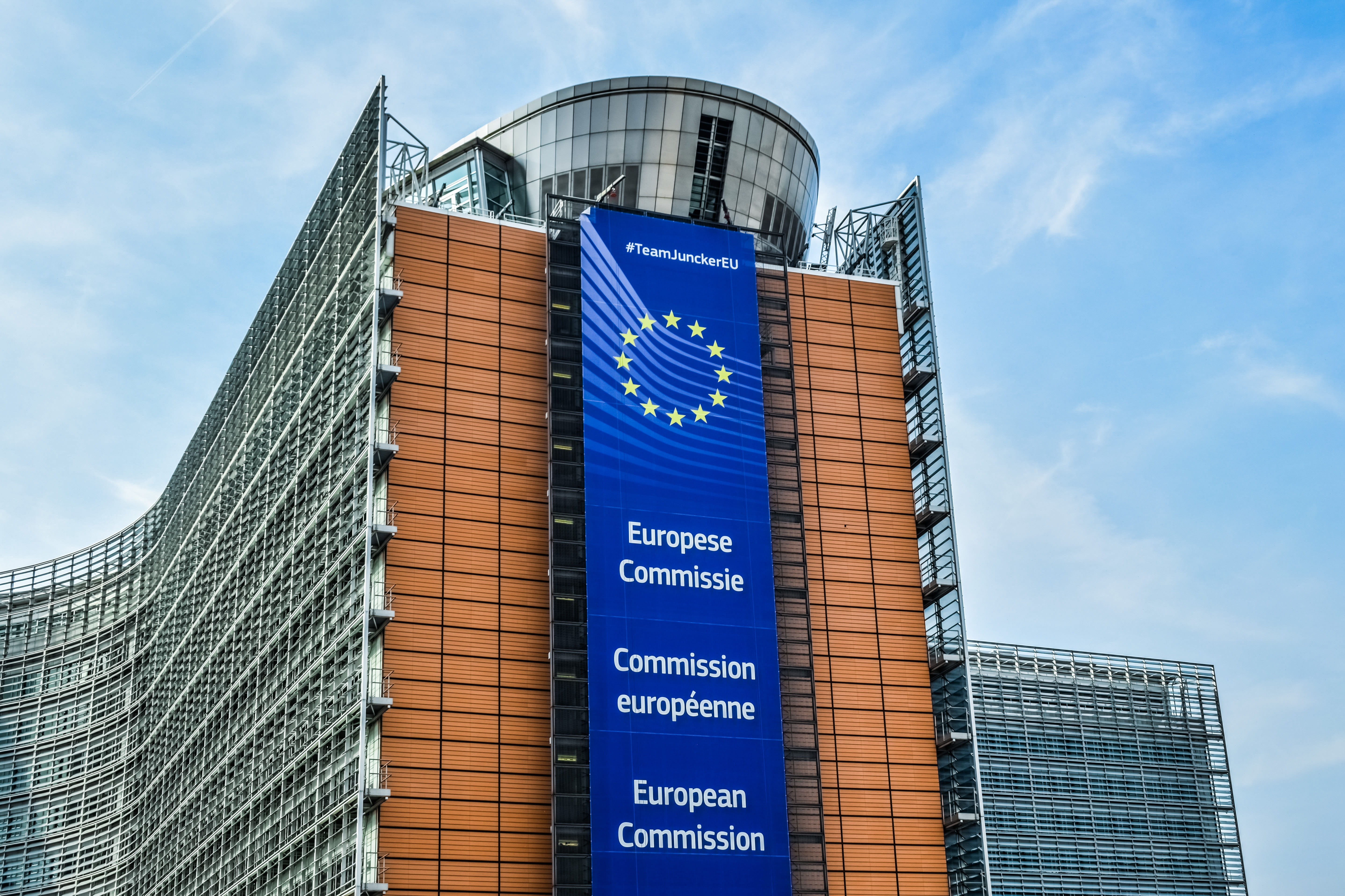 modern, cloud - sky, sky, brussels, eu, glass, european union, text, european commission, sign, day, 5K, belgium, no people, city, communication, low angle view, HD Wallpaper