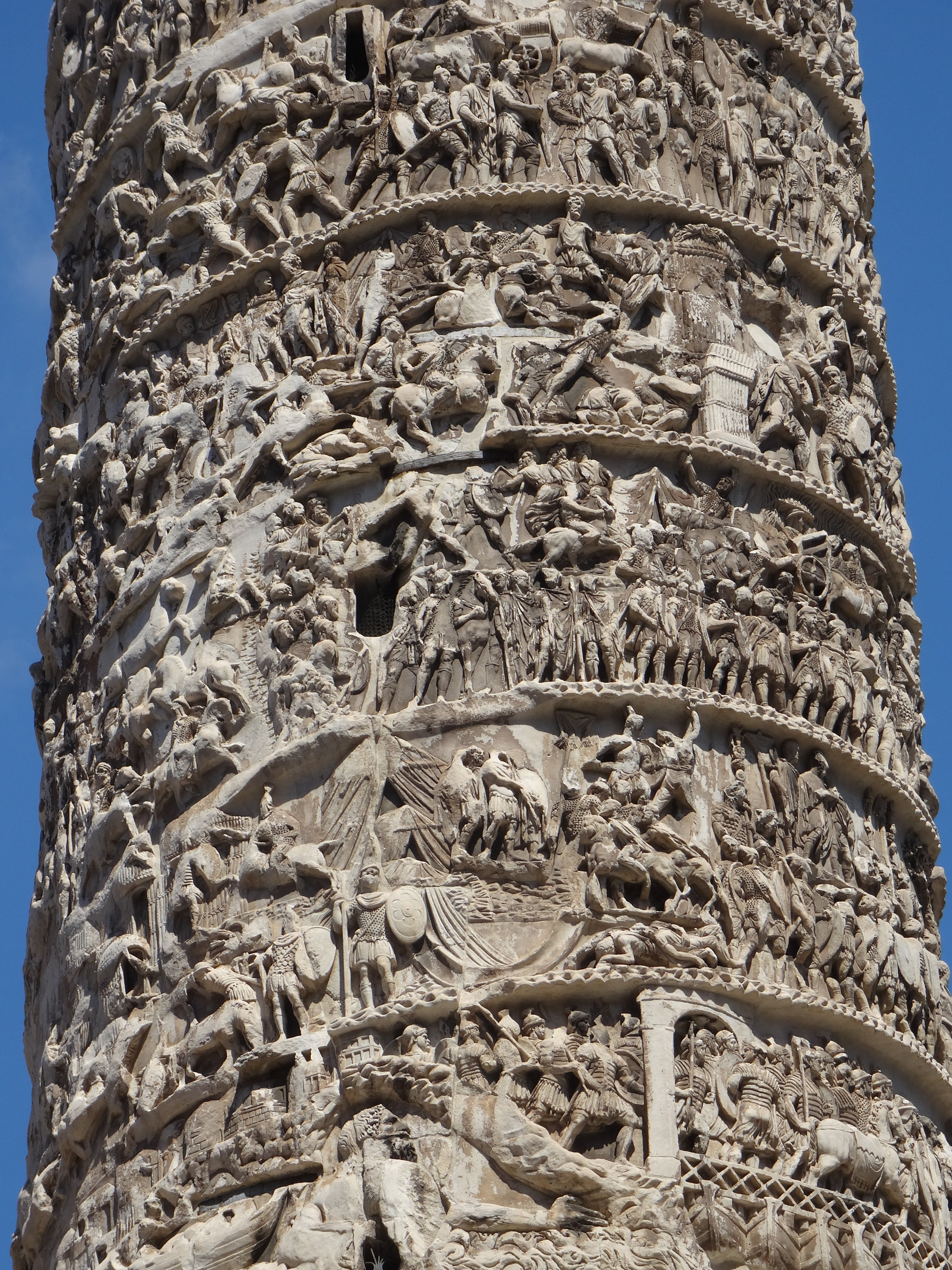 column, tree, outdoors, representation, built structure, day, 5K, craft, art and craft, italy, creativity, history, spirituality, sculpture, low angle view, Phone HD Wallpaper