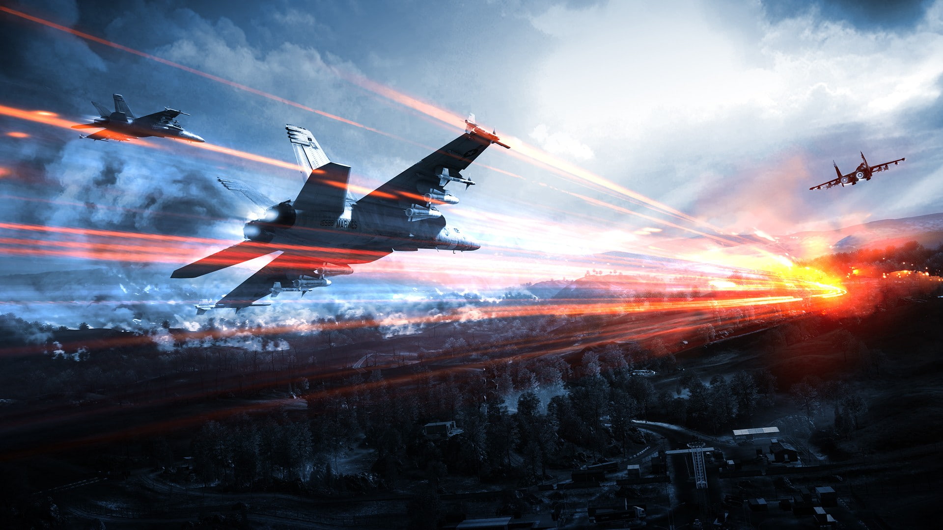 caspian, 1080P, border, battlefield, HD Wallpaper