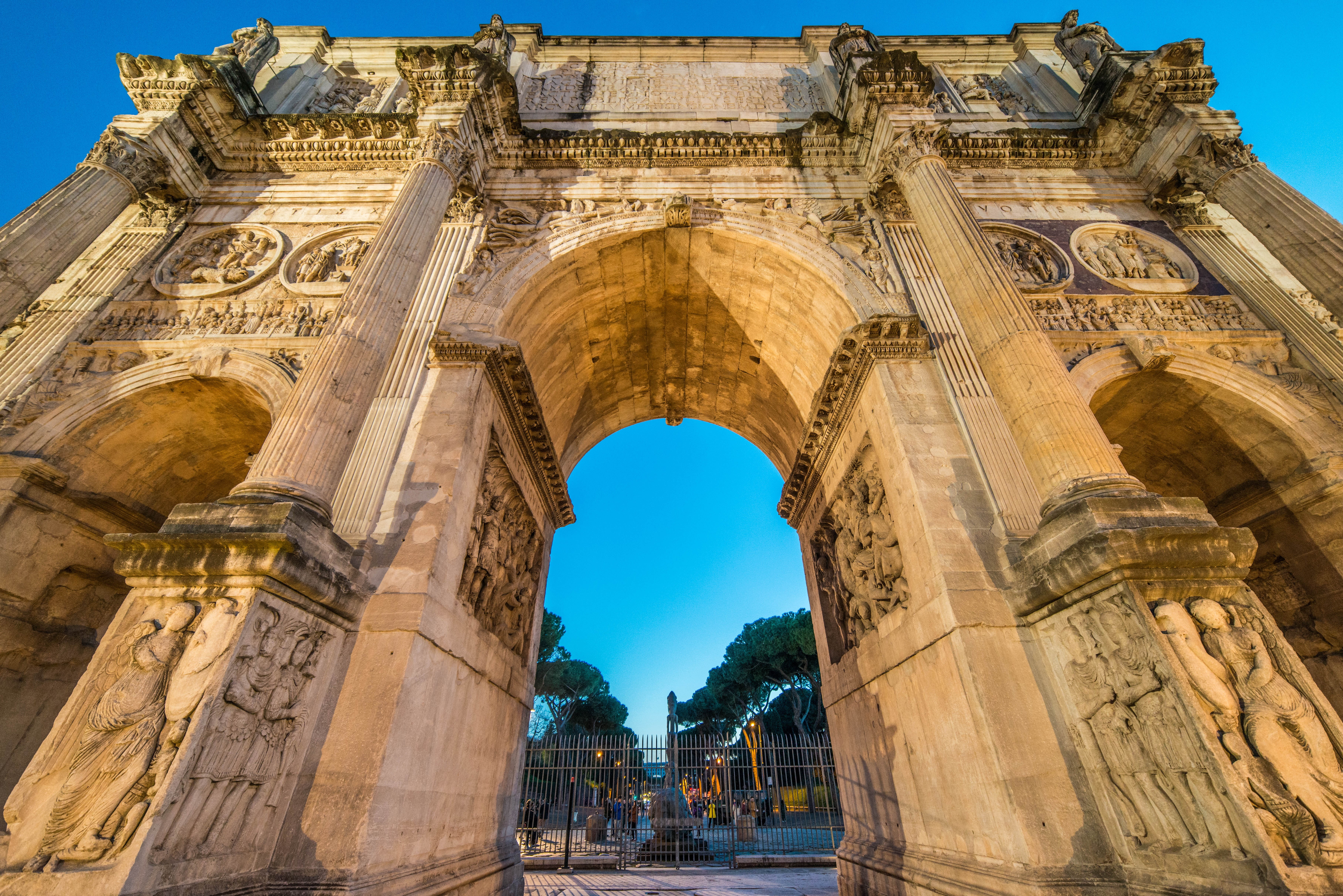 5K, arch of constantine, HD Wallpaper