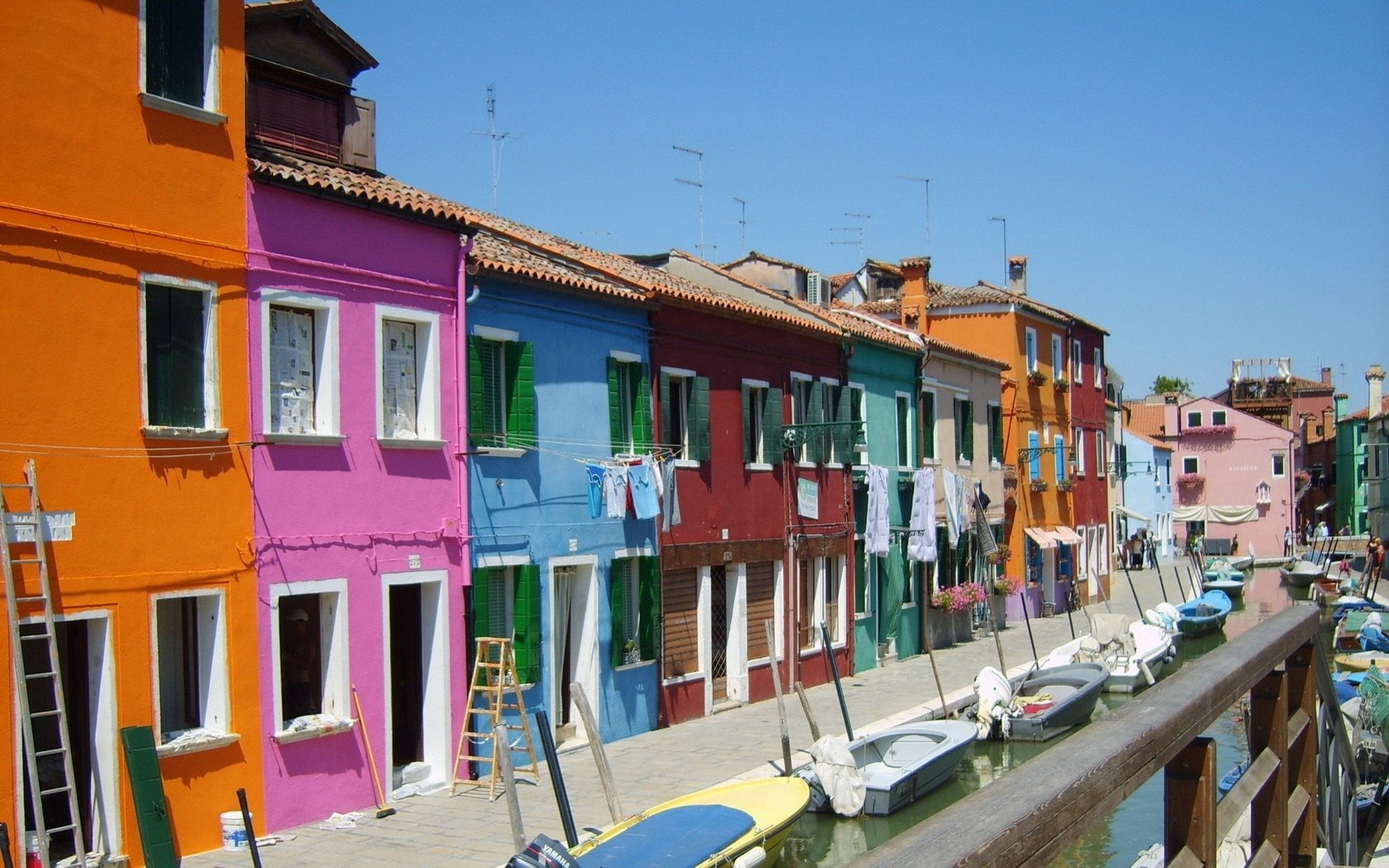 Burano, 720P, Town, Man Made, Venice, Italy, HD Wallpaper