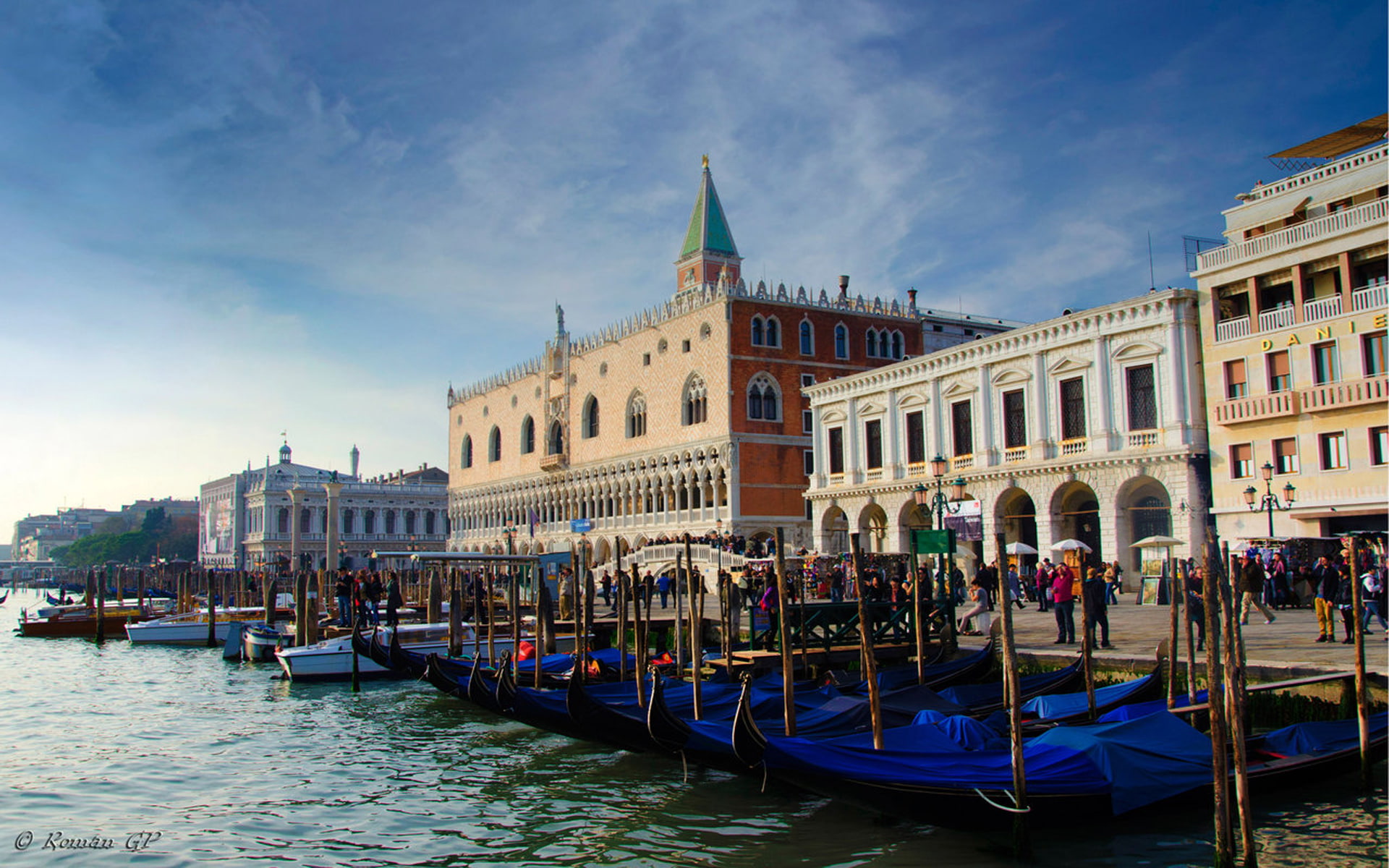 hd, gothic, built, sights, venice, s, northern, style, italy, doge, venetian, city, desktop, one, main, palace, 1080P, HD Wallpaper