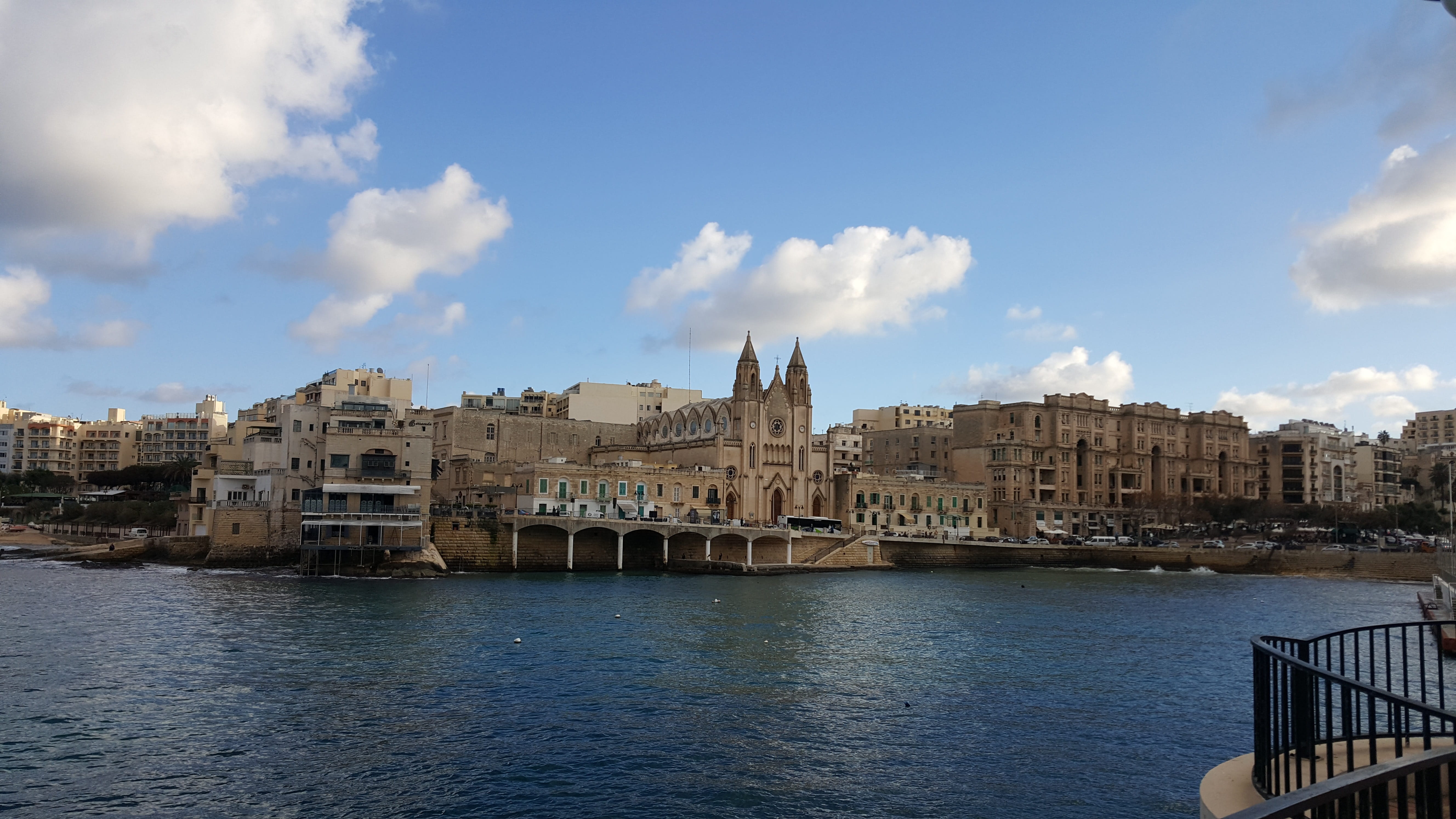 Island, venice - Italy, travel, travel Locations, malta, river, blue, Sliema, town, architecture, sea, city, tourism, architecture And Buildings, built Structure, HD Wallpaper