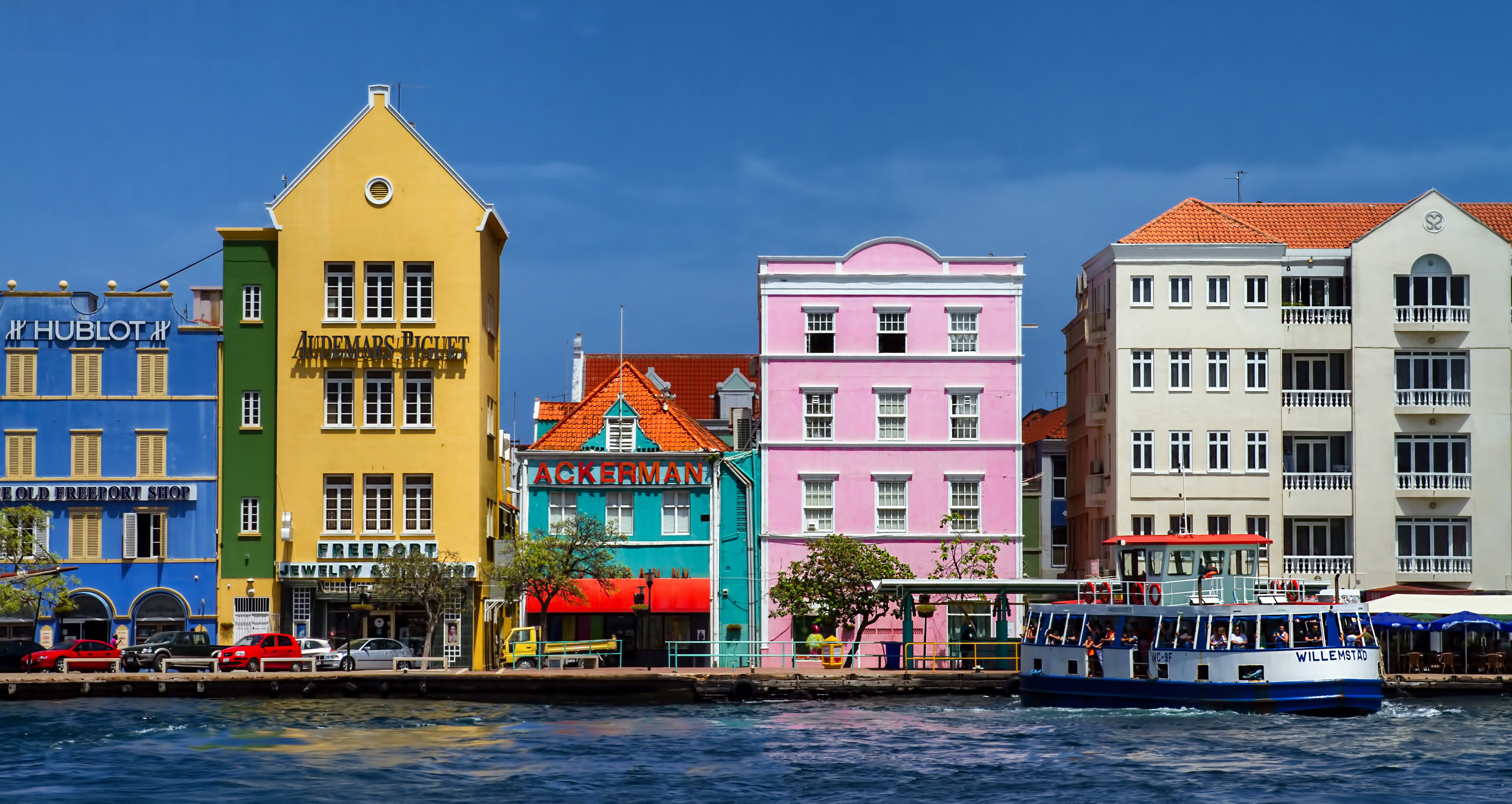 cityscape, boat, south, nautical Vessel, 4K, villa, city, ocean, landscape, yellow, outdoors, promenade, sky, coppenhagen, day, mode of transportation, HD Wallpaper