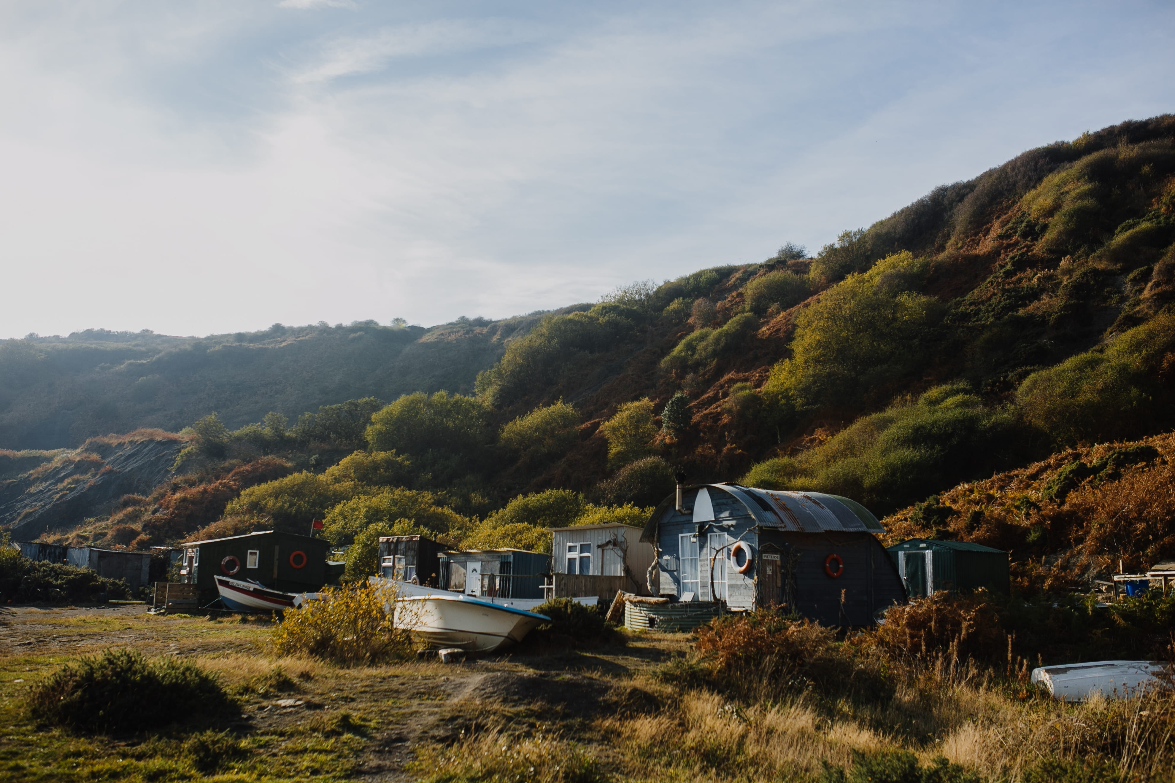 coast, port mulgrave, cloud - sky, shanty, sky, building, land, mountain, no people, residential district, beach, beauty in nature, plant, scenics - nature, HD Wallpaper