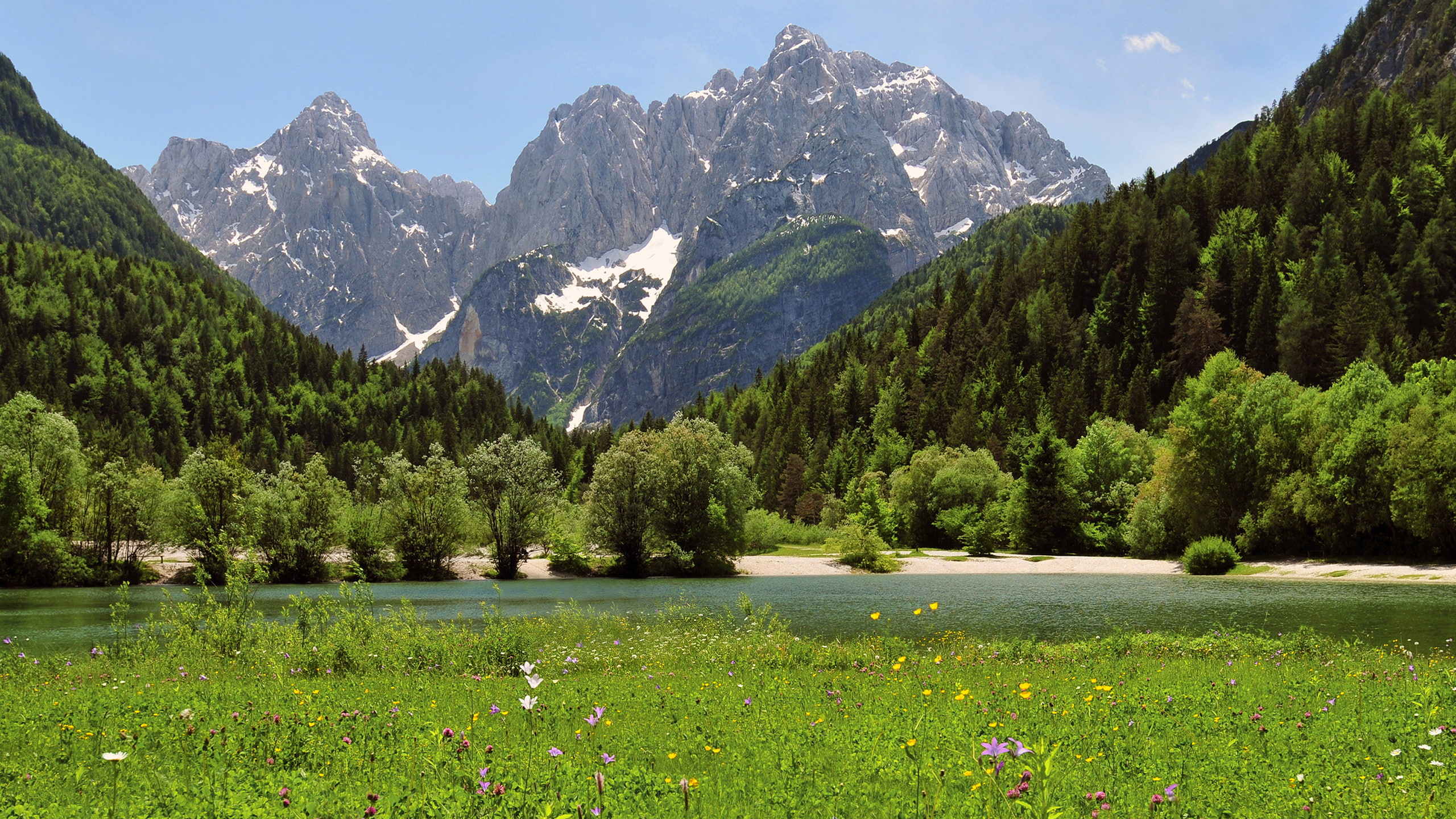 slovenia, julian, 2K, jasna, beautiful, razor, prisojnik, alps, landscape, lake, HD Wallpaper