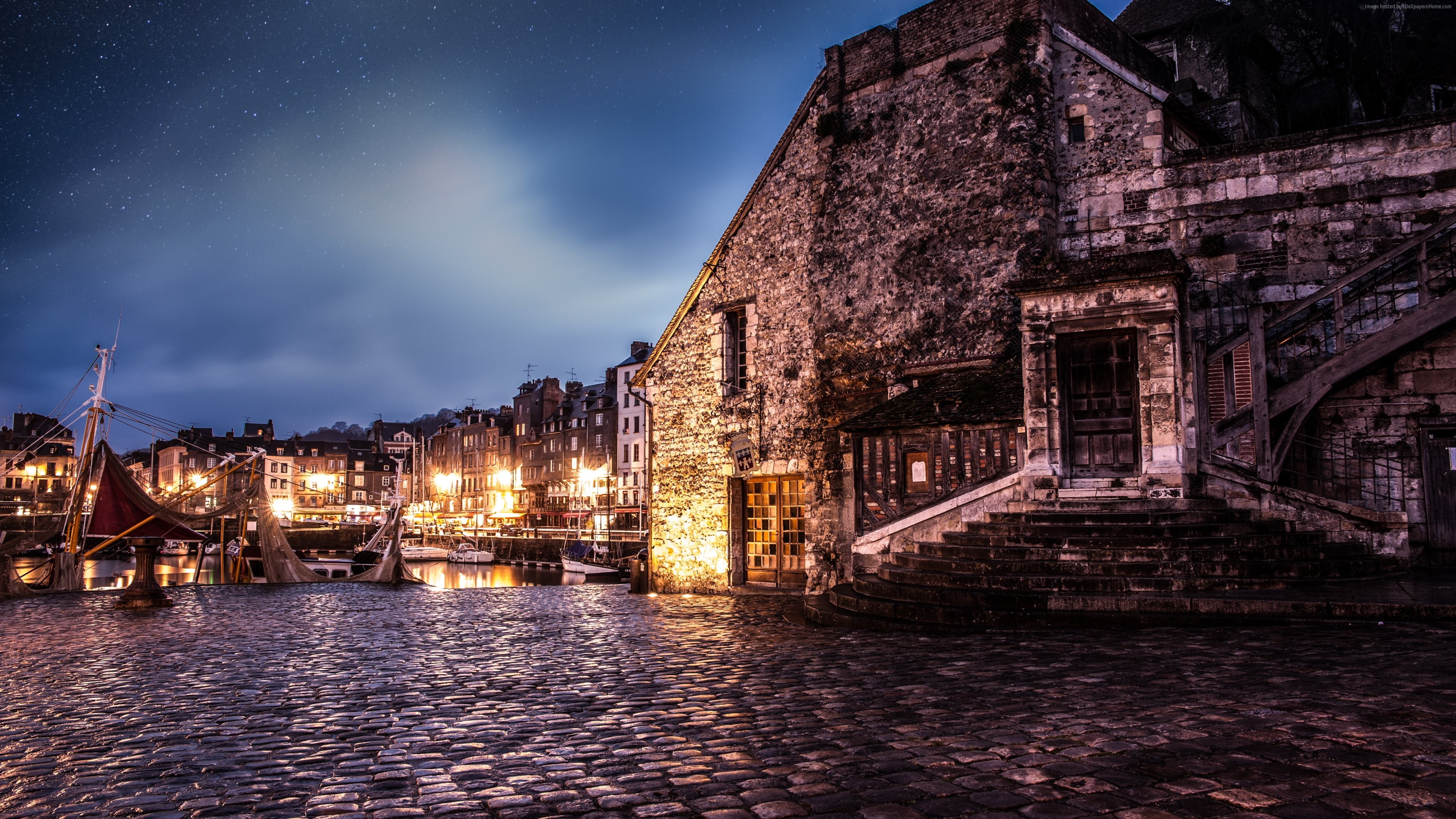 booking, 4K, Honfleur, travel, France, tourism, HD Wallpaper