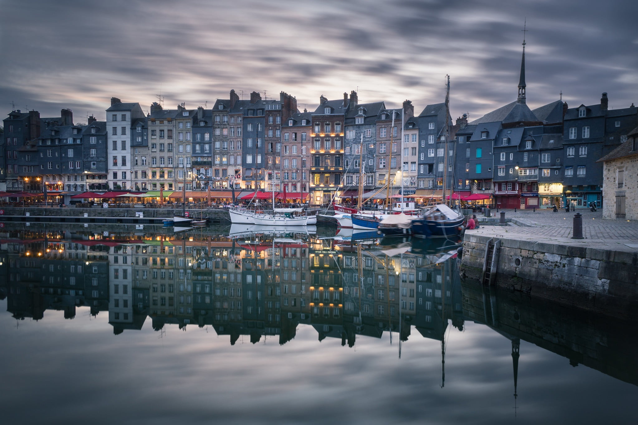 Arrondissement of Lisieux, Honfleur, Normandy, 1080P, HD Wallpaper