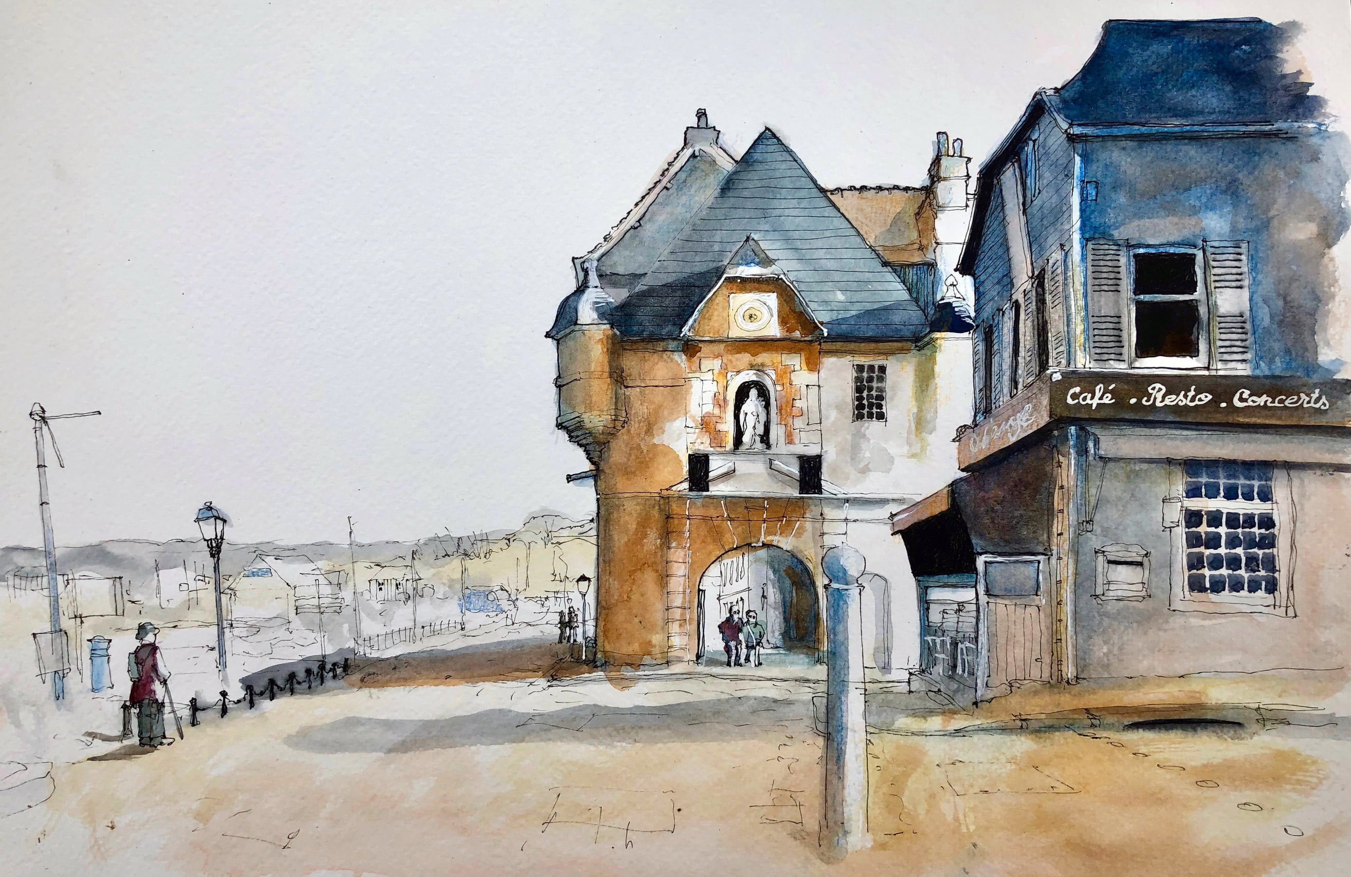 France, figure, Honfleur, Lower Normandy, 2K, HD Wallpaper