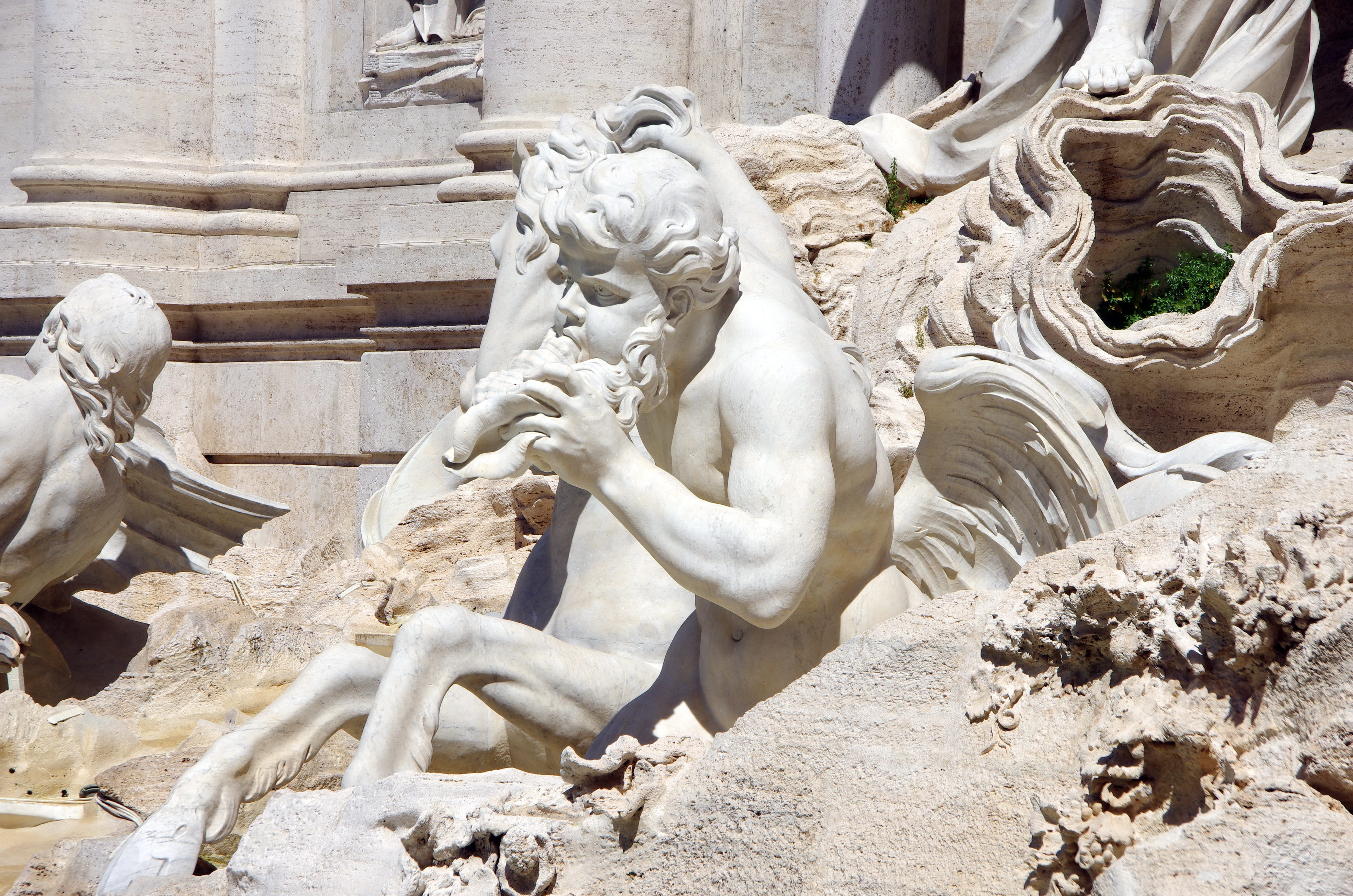 creativity, ornate, travel destinations, riding, day, statue, the past, person, craft, Italy, built structure, human representation, history, angel, solid, HD Wallpaper