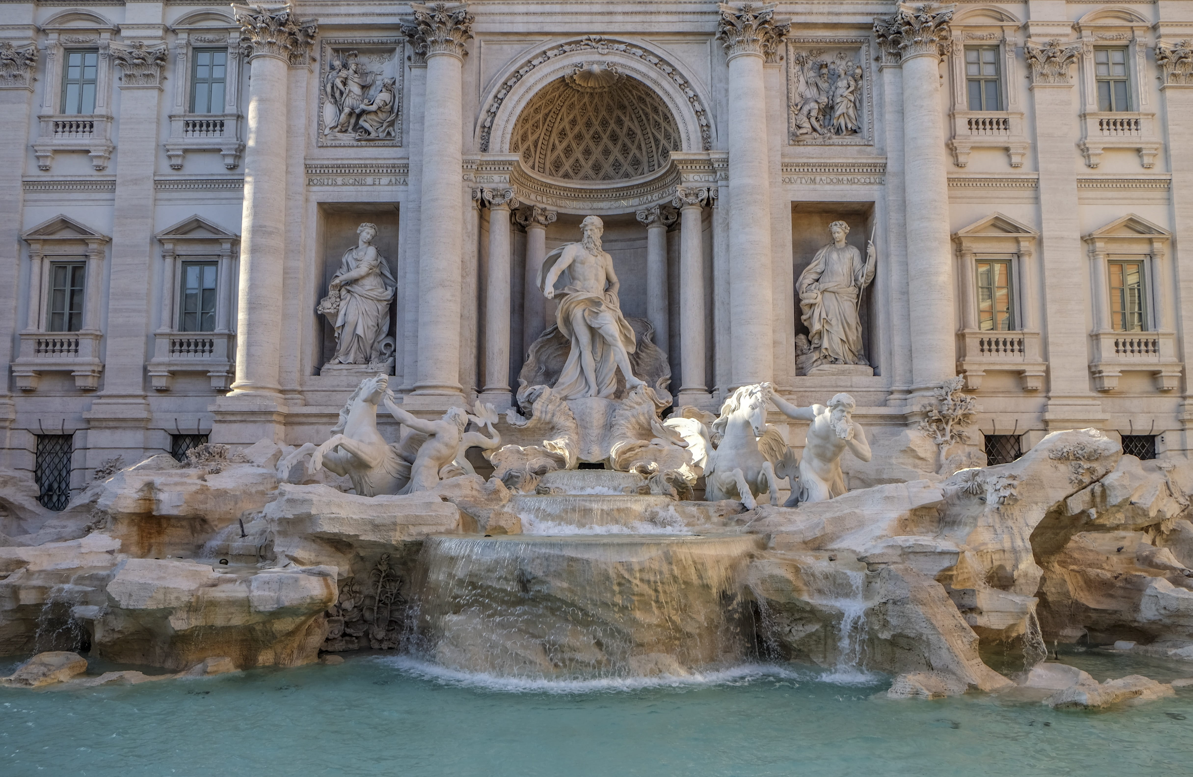 tourism, female likeness, creativity, building exterior, architectural column, art, outdoors, art and craft, water, male likeness, architecture, history, HD Wallpaper