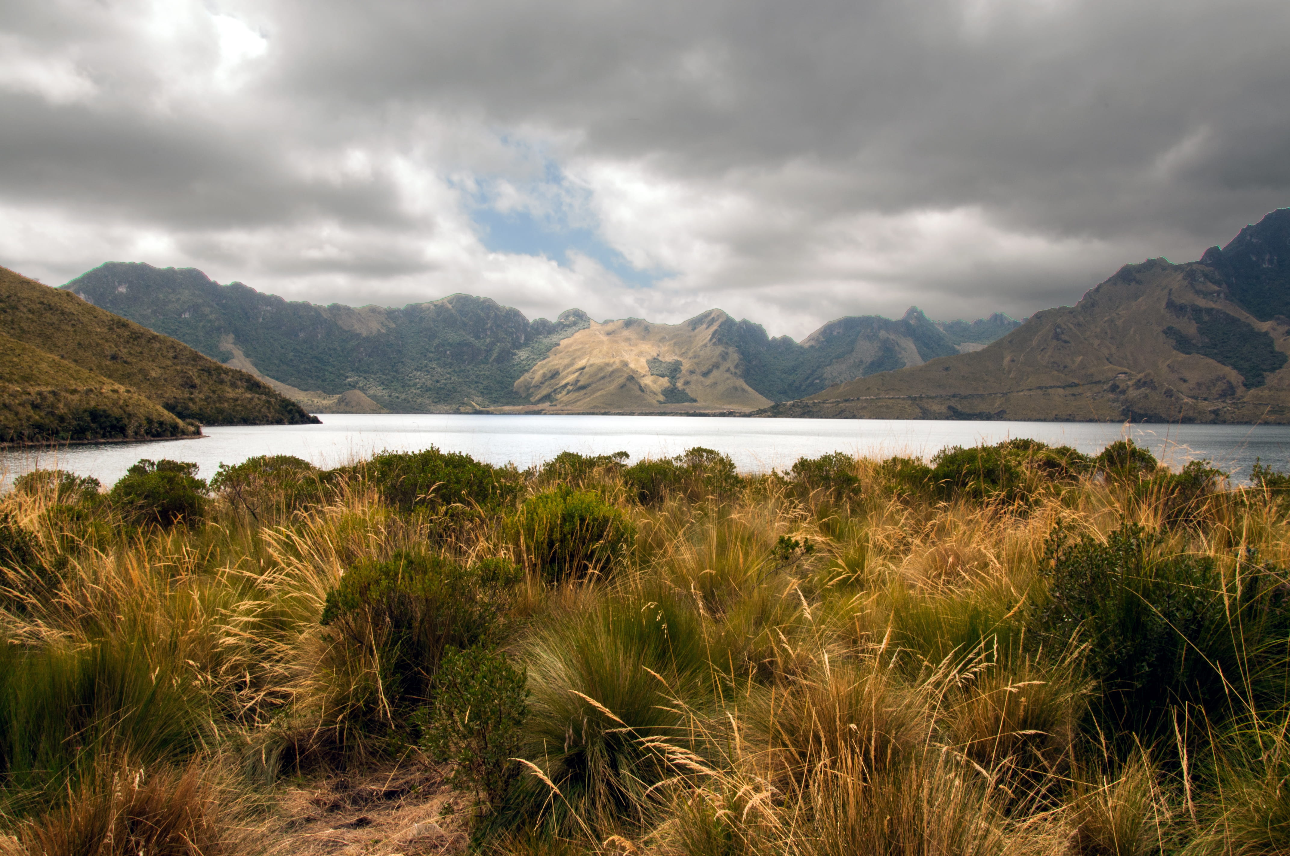 mountain, lagunas, landscape, mountain range, paisajes, andes, beauty in nature, environment, mojanda, 4K, no people, non-urban scene, tranquility, water, HD Wallpaper