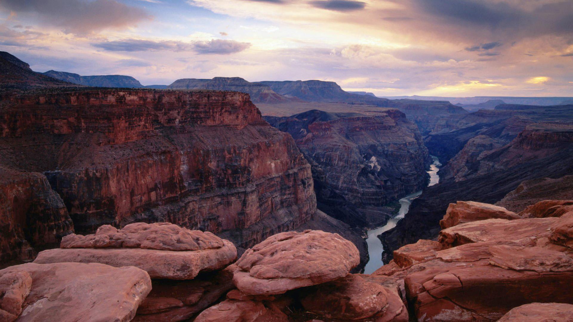 3d and abstract, view, canyon, mighty, 1080P, deserts, overcast, beautiful, colorado, grand, fantastic, river, canyons, fish, nature, HD Wallpaper