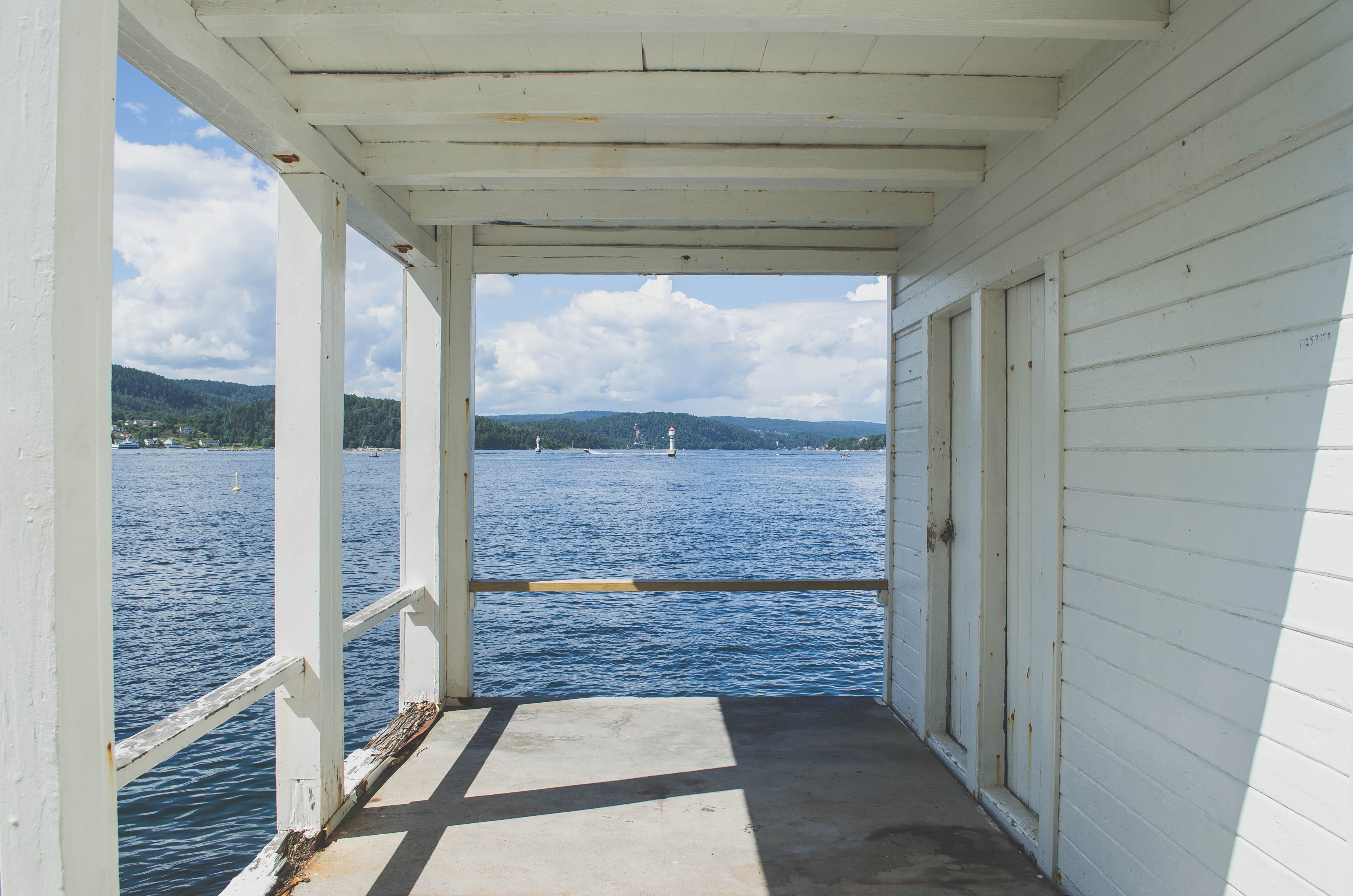 drøbak, architectural column, outdoors, transportation, old, nature, sea, mar, norway, sunlight, retro, noruega, oslo, beauty in nature, horizon, architecture, HD Wallpaper