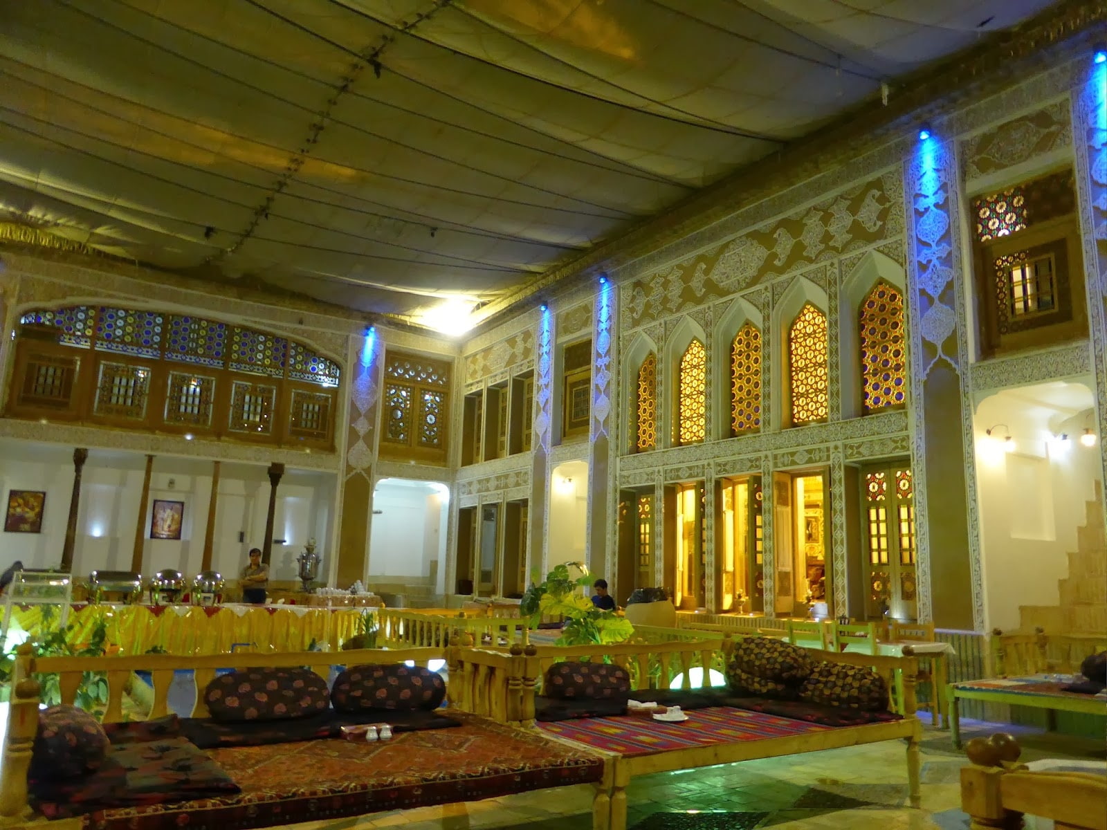 casa, interior, arabe, arcos, 720P, HD Wallpaper