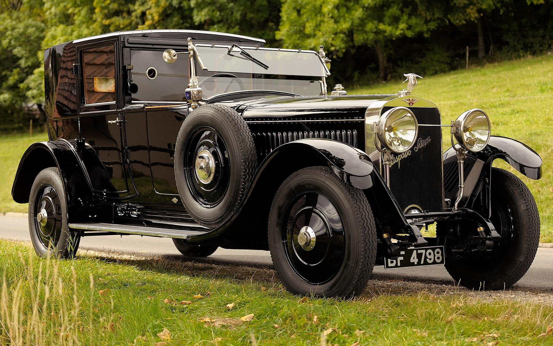 cars, h, vehicle, 1080P, black, suiza, 1920x1200, hispano-suiza, hispano-suiza h6, hispano, HD Wallpaper