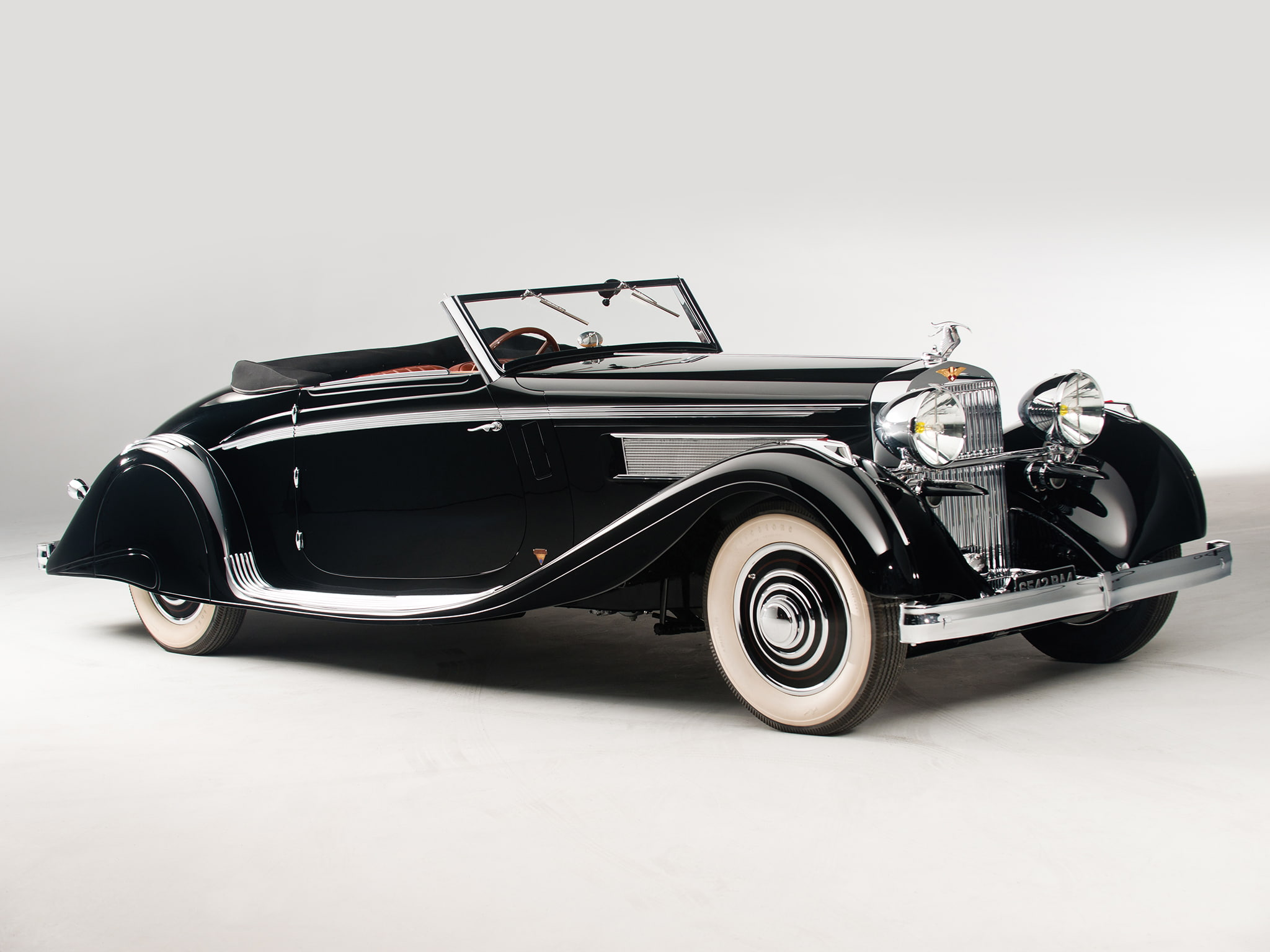 1935, retro, brandone, hispano, cabriolet, k 6, suiza, 1080P, luxury, HD Wallpaper