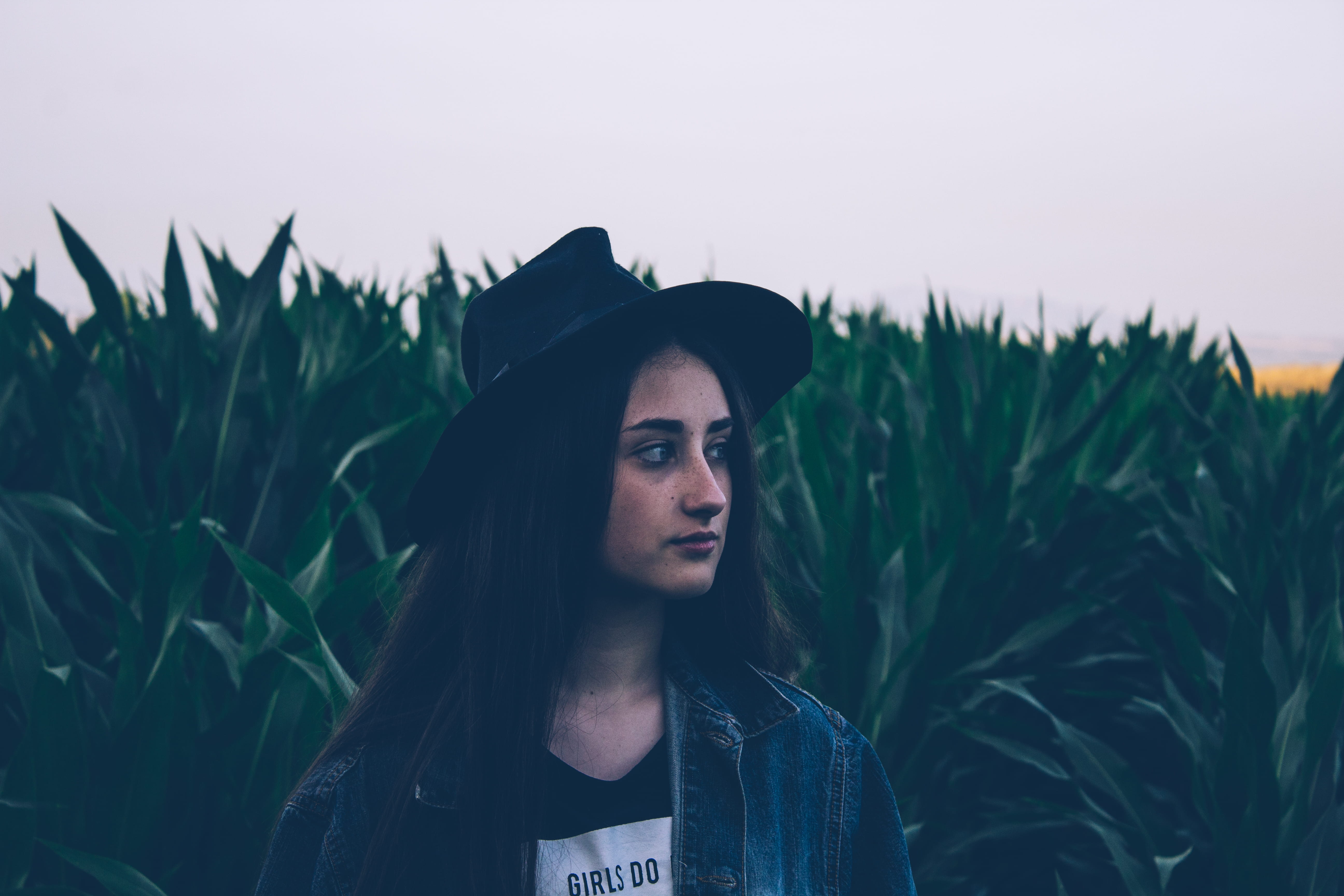 portrait, hipster, woman, young adult, girl, spain, growth, one person, hairstyle, women, real people, green color, land, 5K, lifestyles, young women, HD Wallpaper