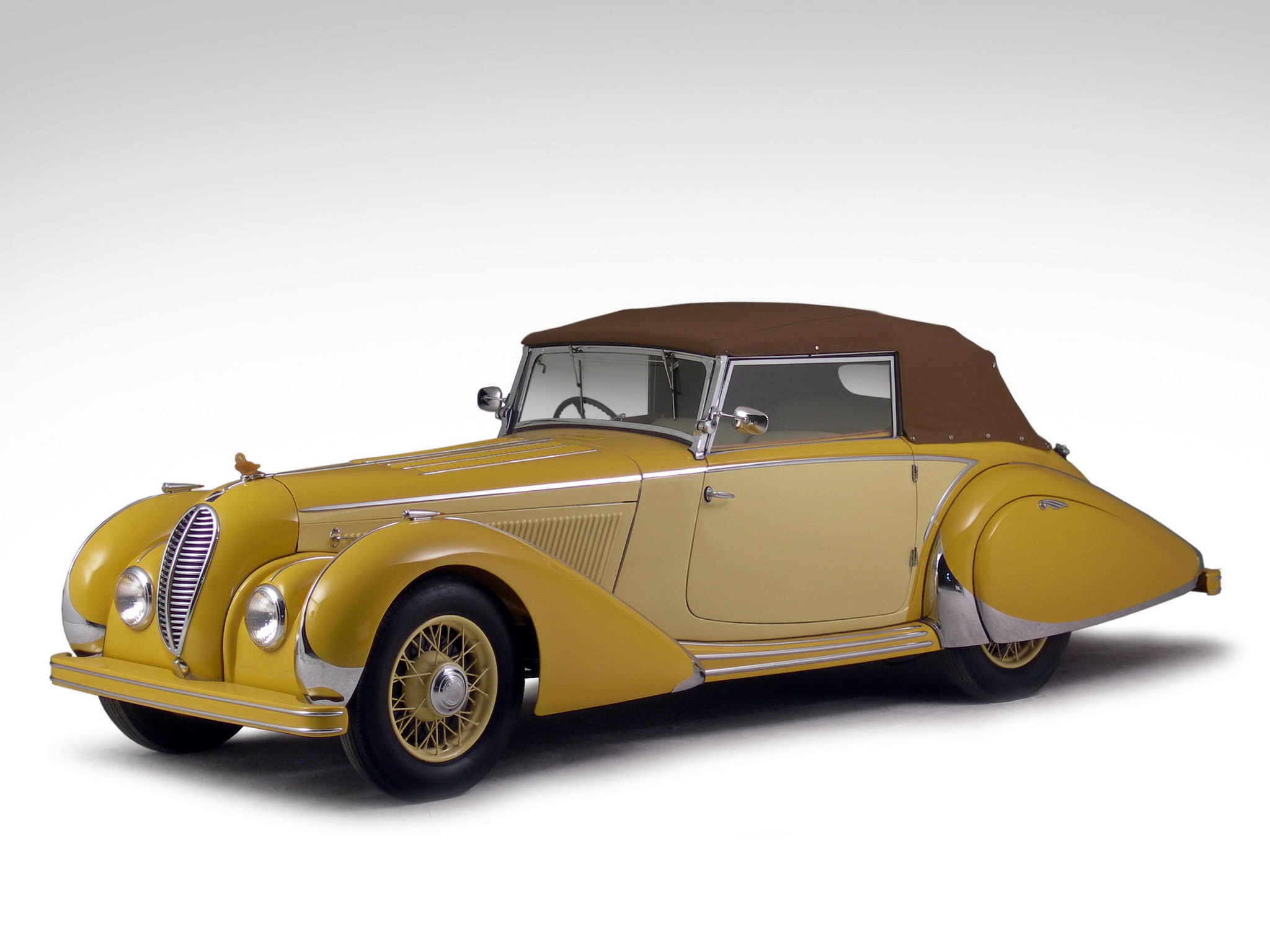 1935, t120, 1080P, retro, talbot, lago, cabriolet, HD Wallpaper