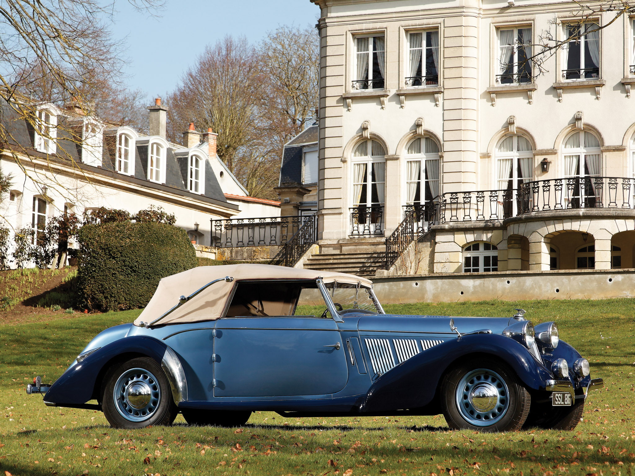 lago, 1080P, 1938, talbot, luxury, retro, t23, mayor, cabriolet, HD Wallpaper