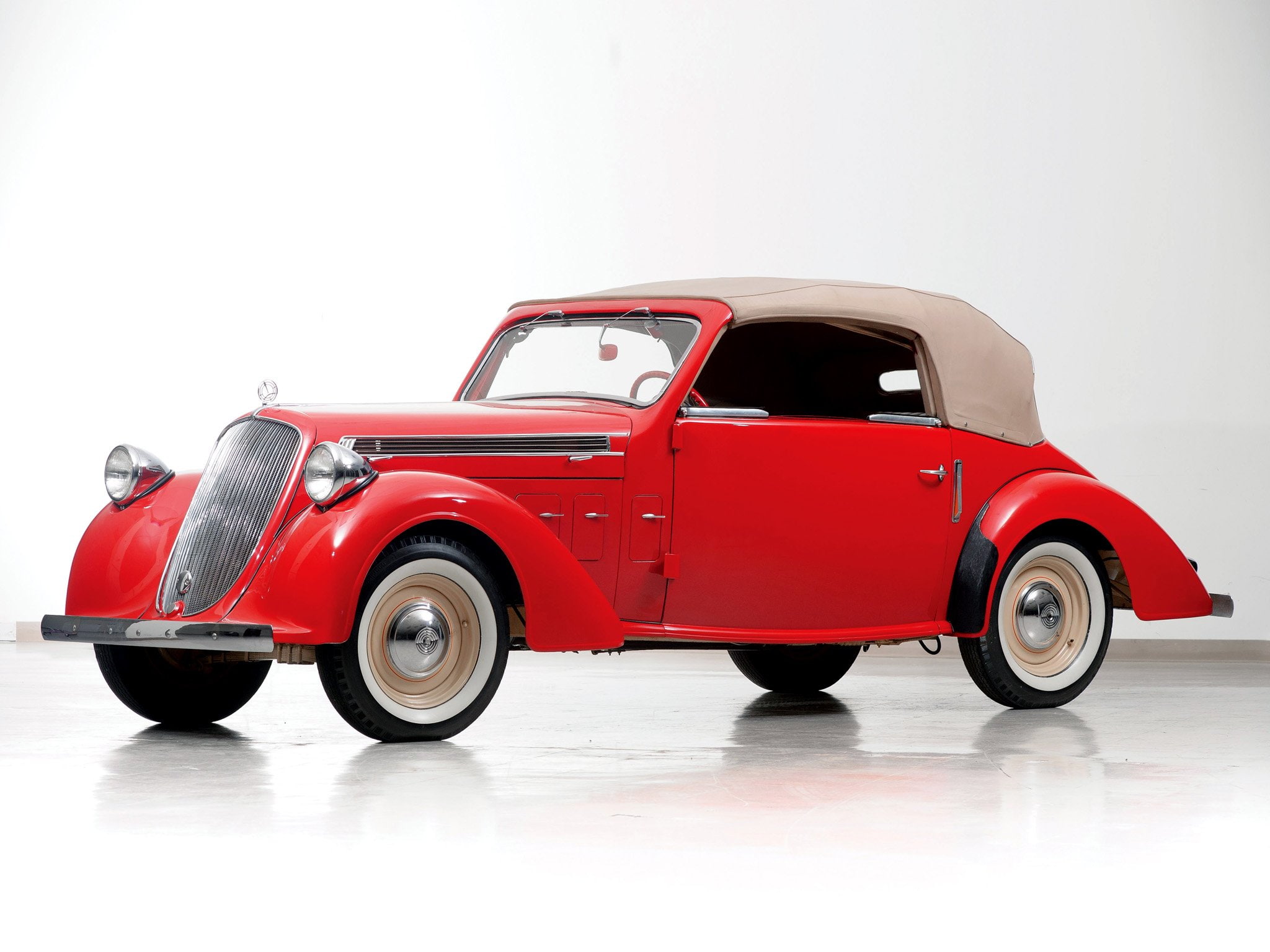 1080P, retro, 1937 40, cabriolet, 220, steyr, HD Wallpaper