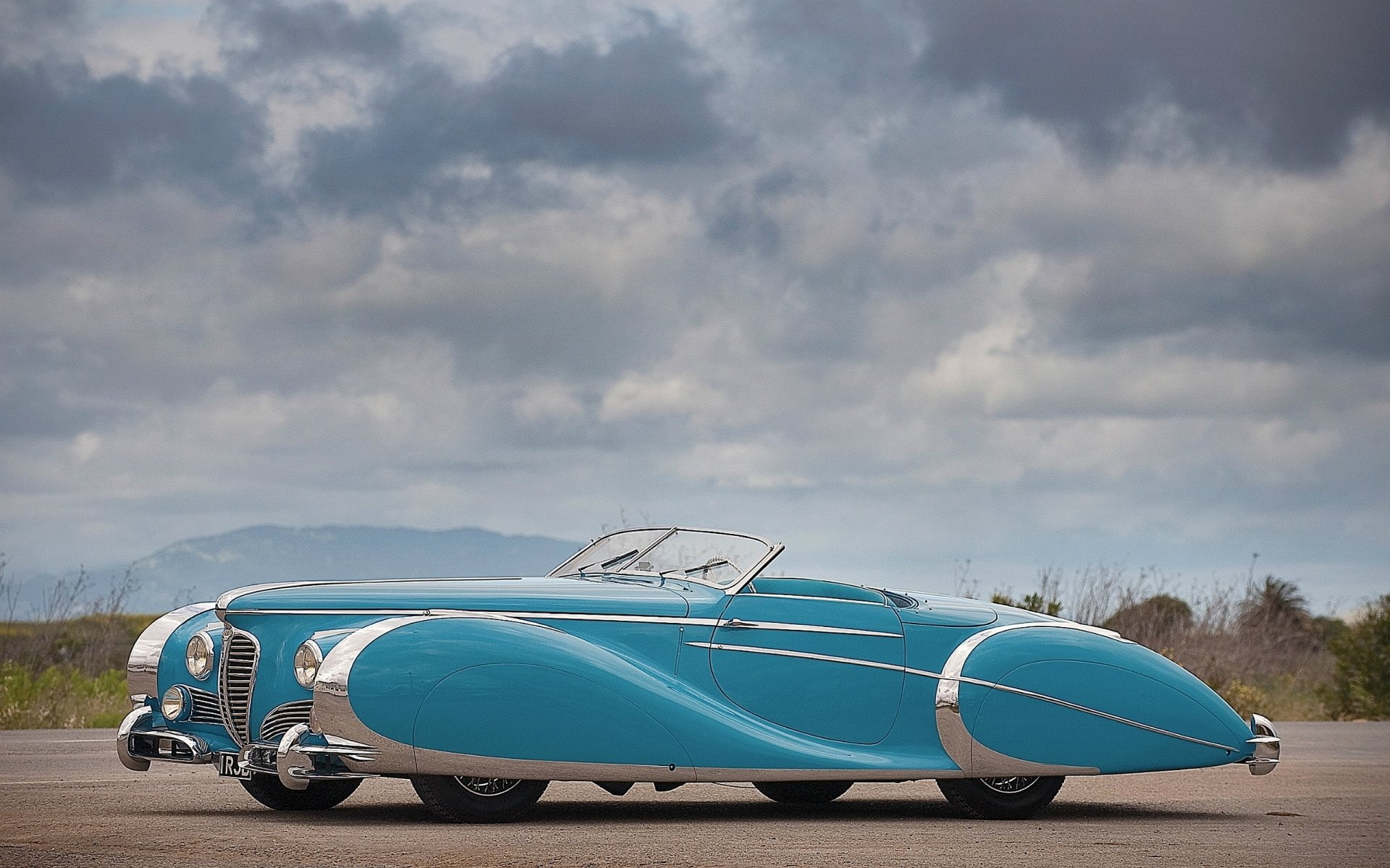 1949 Delahaye Type 175 S Roadster, Delahaye, 1080P, HD Wallpaper