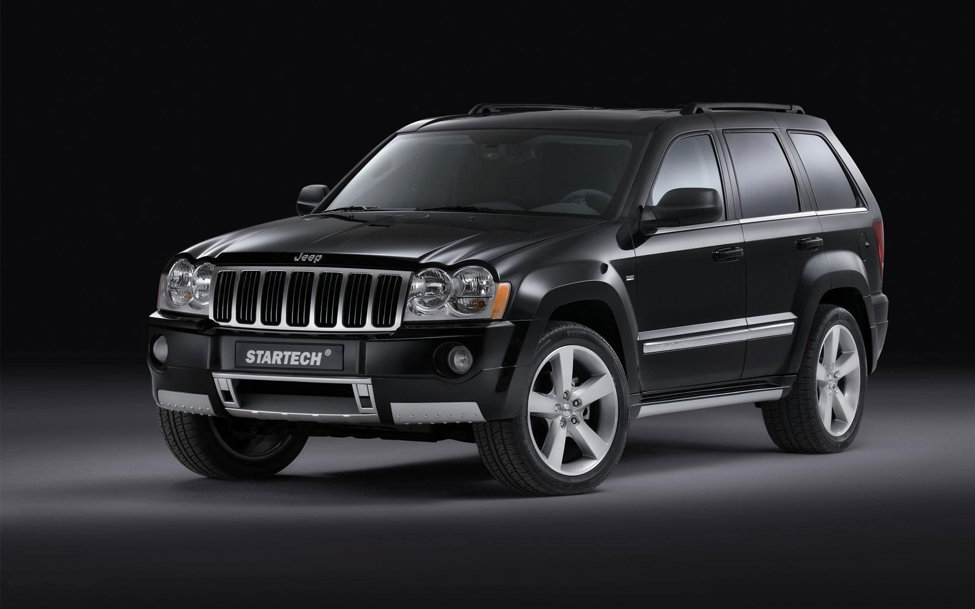 gr, cars, cherokee, black, 1080P, grand cherokee, sport, jeep, luxury, HD Wallpaper