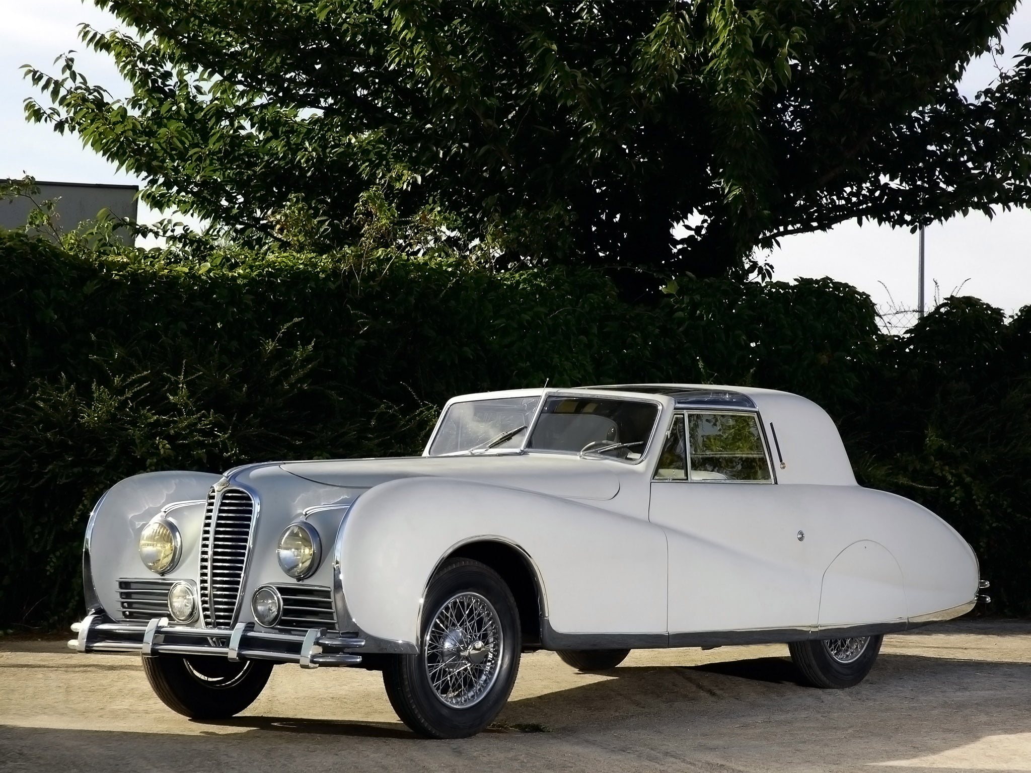 deville, mode of transportation, nature, outdoors, no people, 1948, stationary, travel, tree, transportation, motor vehicle, 175s, luxury, 1080P, day, HD Wallpaper