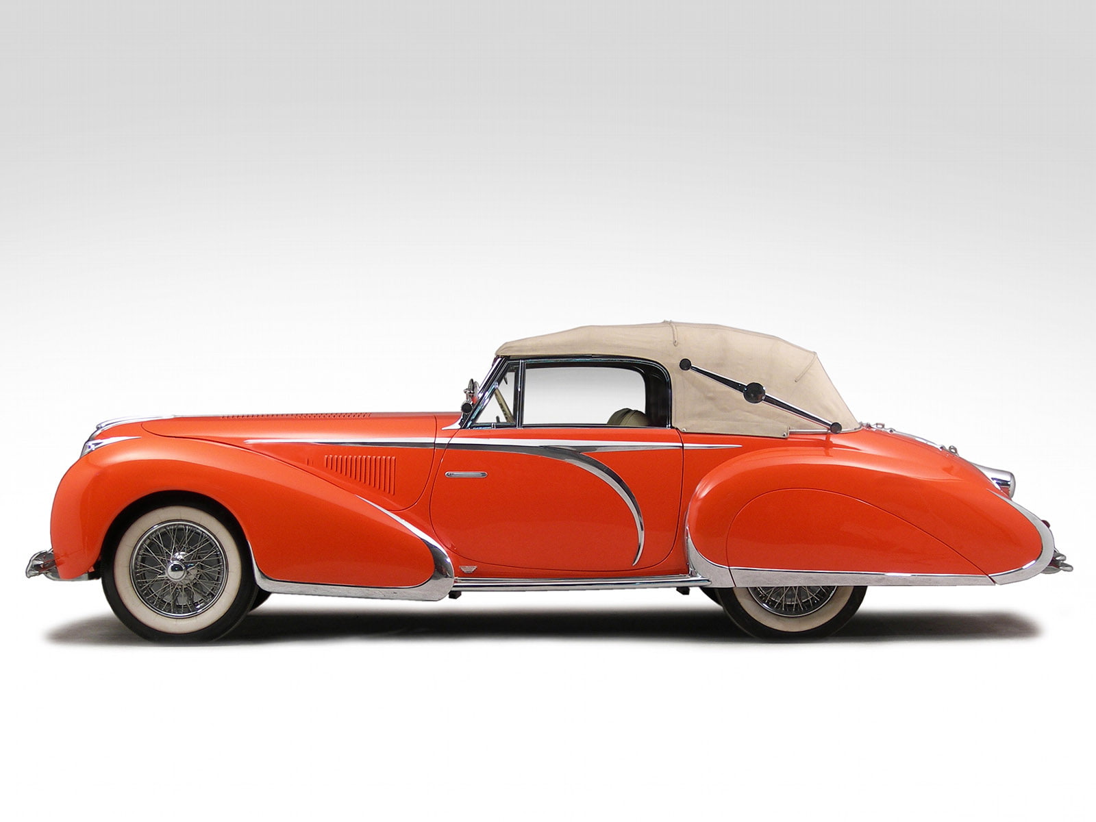 retro, drophead, delahaye, coupe, 720P, 135, 1947, luxury, HD Wallpaper